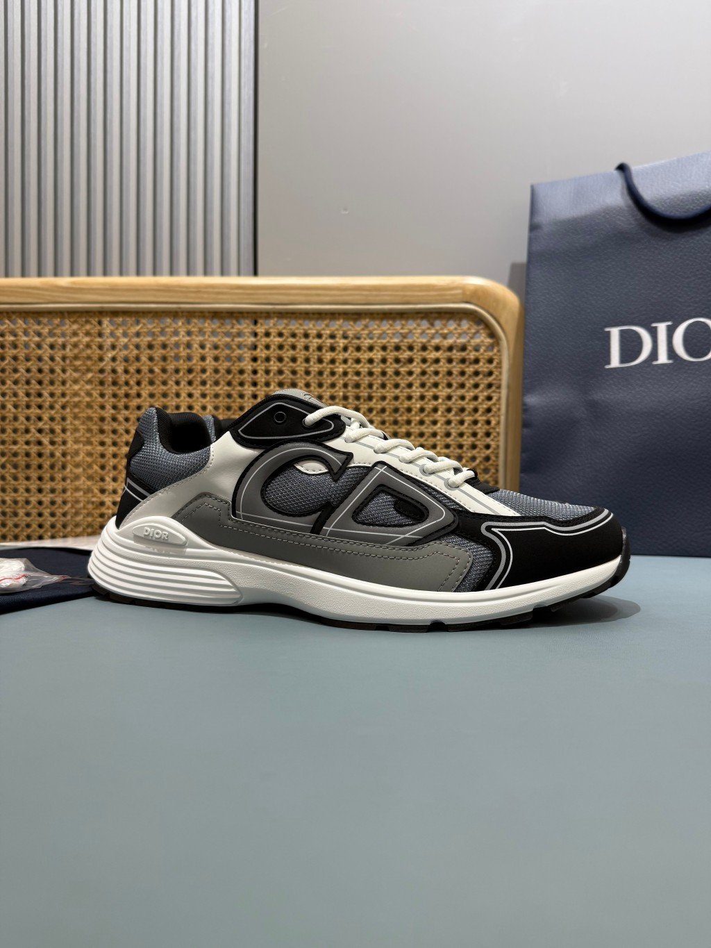 Sneakers B30 'Noir Gris et Blanc' — vue 5