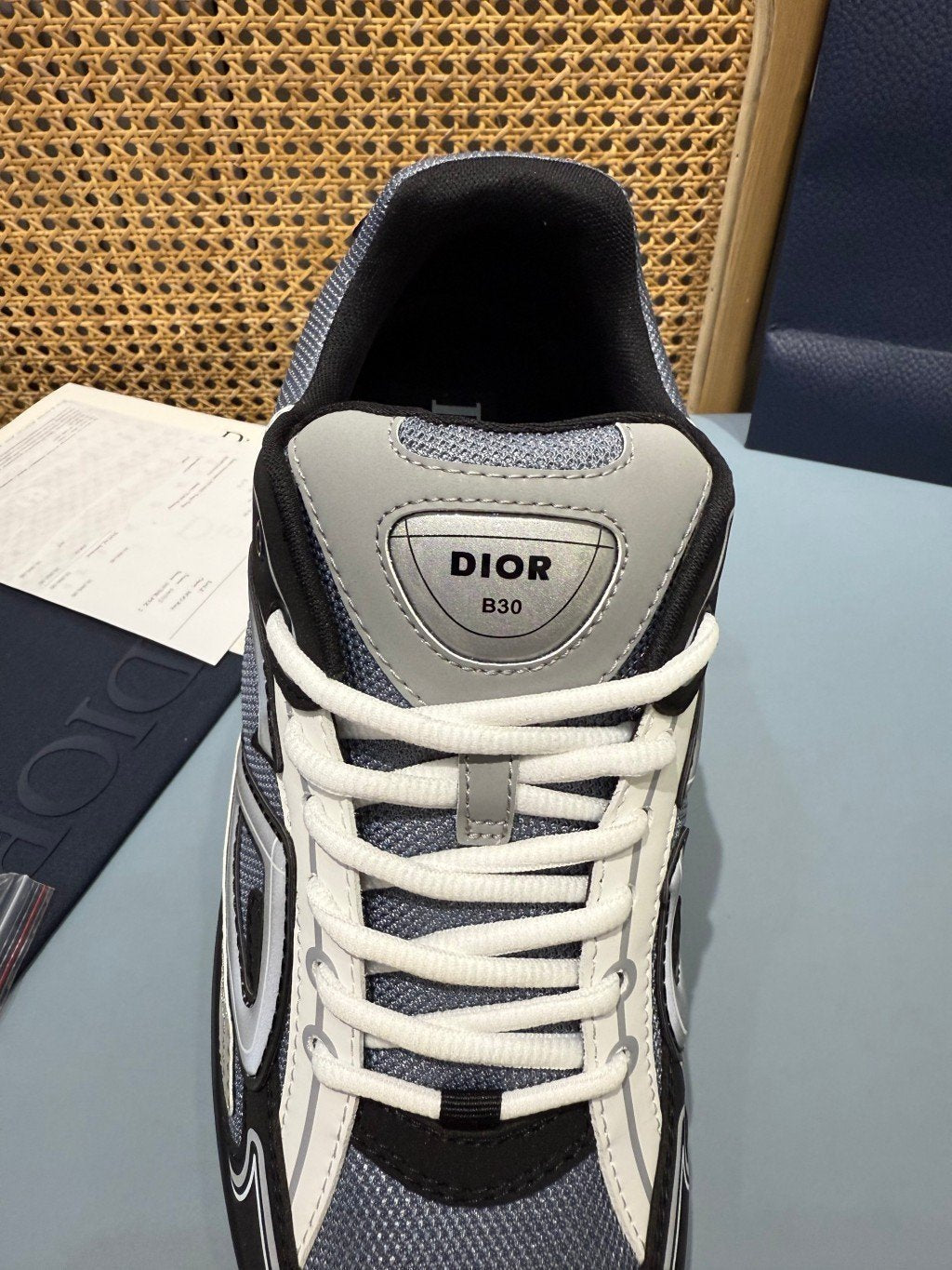 Sneakers B30 'Noir Gris et Blanc' — vue 7