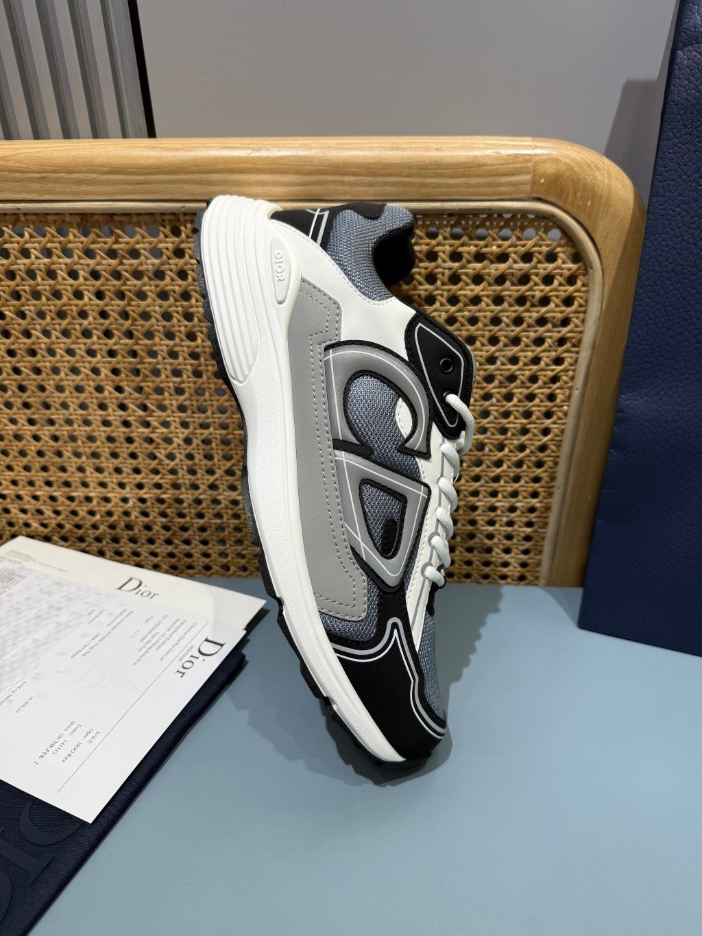 Sneakers B30 'Noir Gris et Blanc' — vue 20