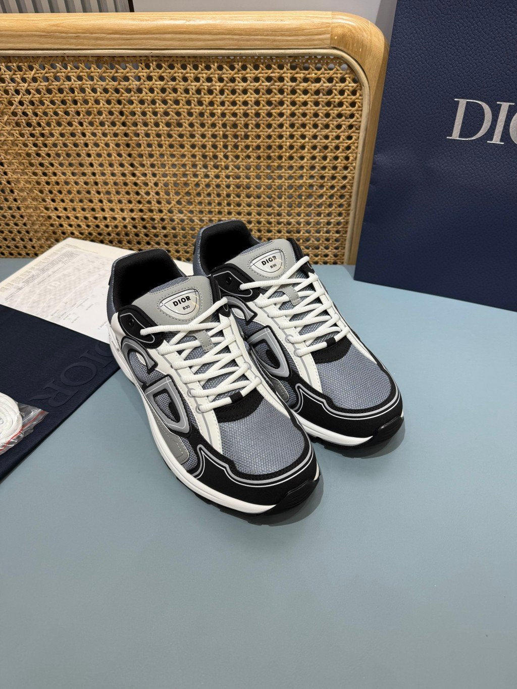 Sneakers B30 'Noir Gris et Blanc' — vue 23