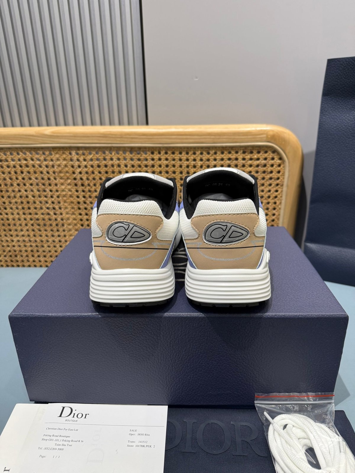 Sneakers B30 'Beige et Lavande' — vue 4