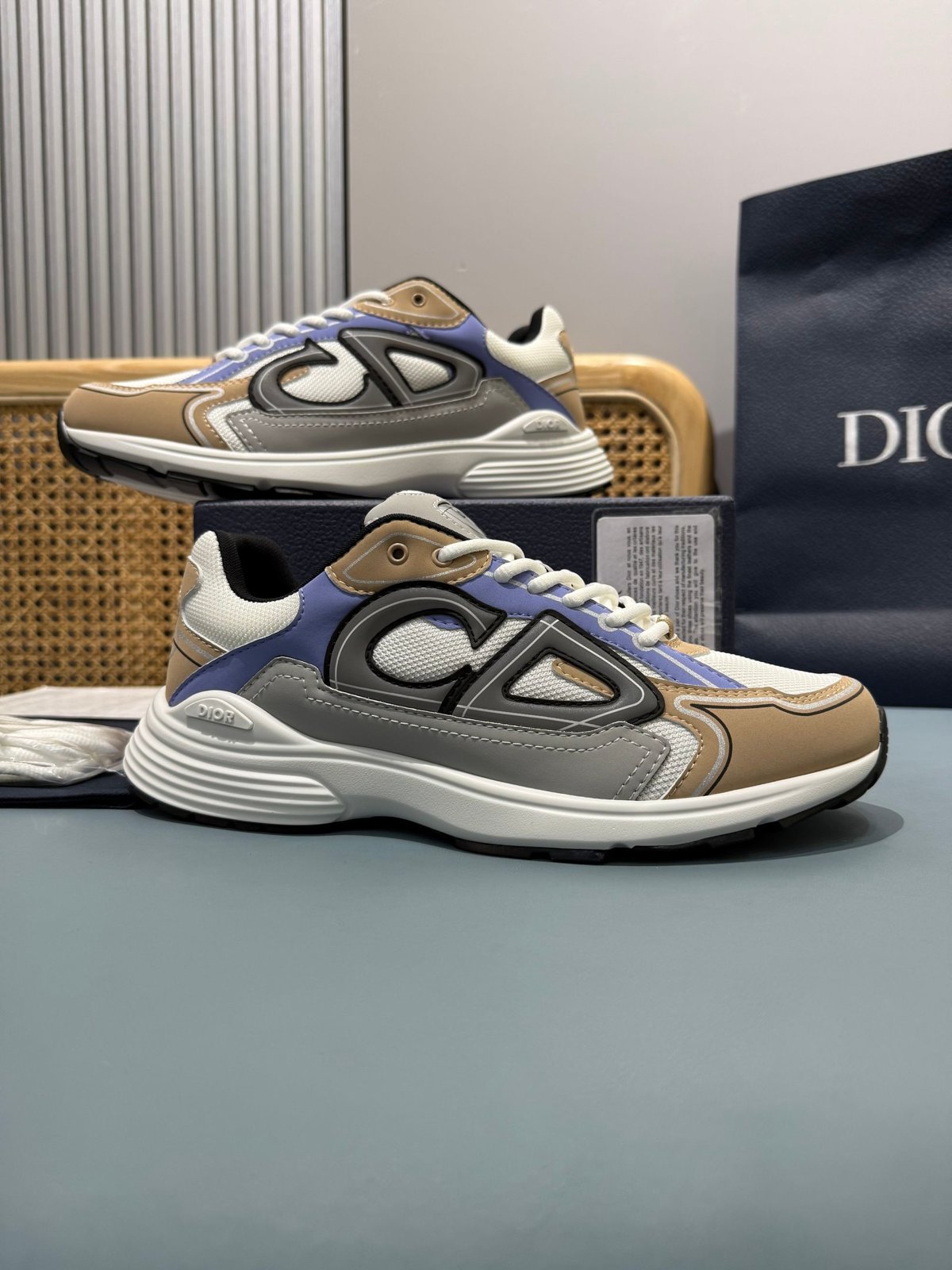 Sneakers B30 'Beige et Lavande' — vue 5