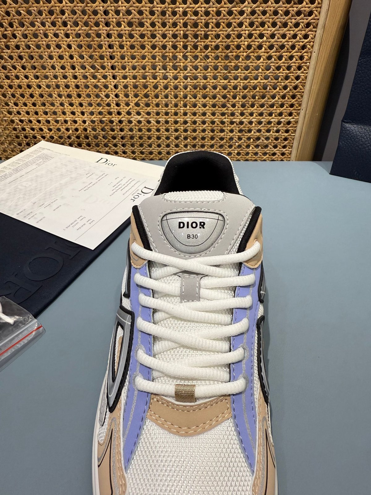 Sneakers B30 'Beige et Lavande' — vue 7
