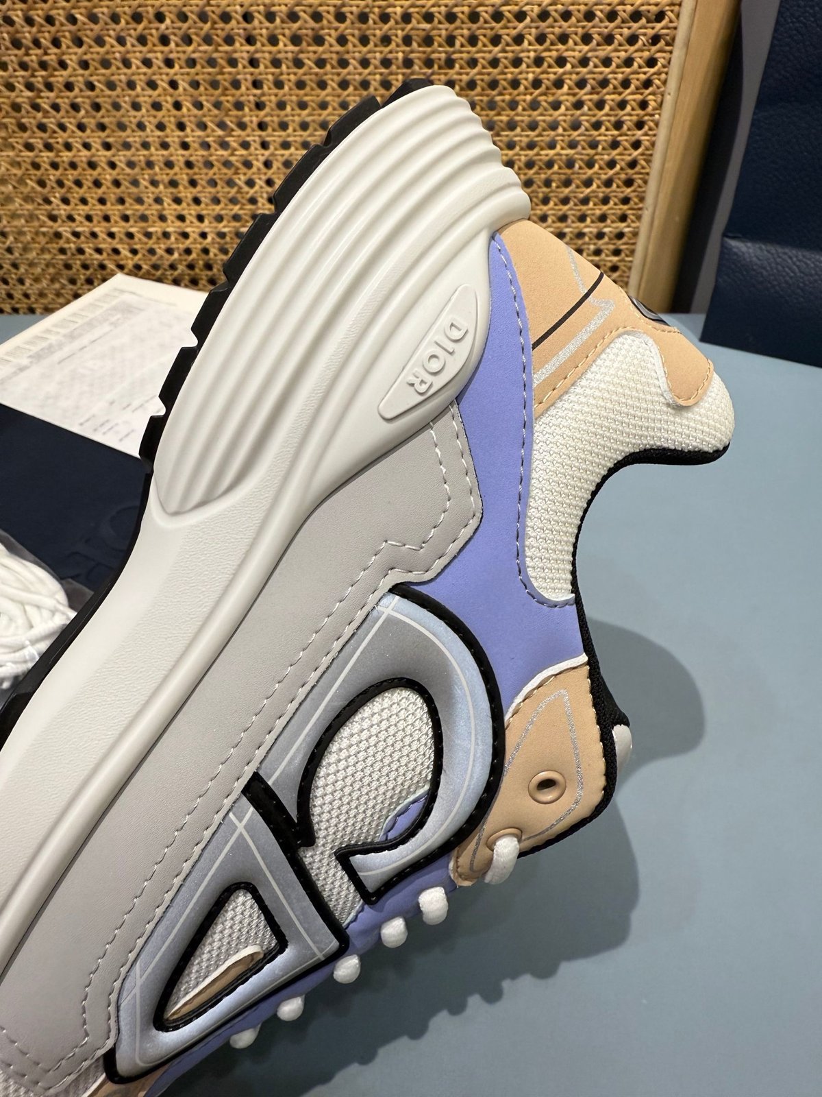 Sneakers B30 'Beige et Lavande' — vue 11