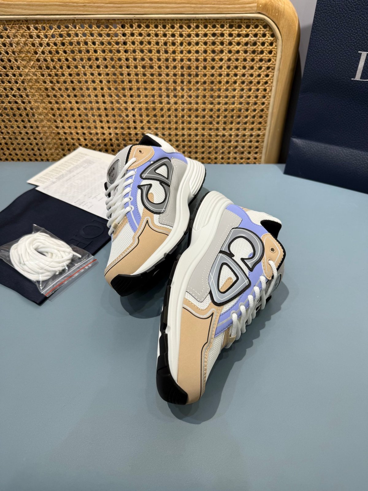 Sneakers B30 'Beige et Lavande' — vue 14