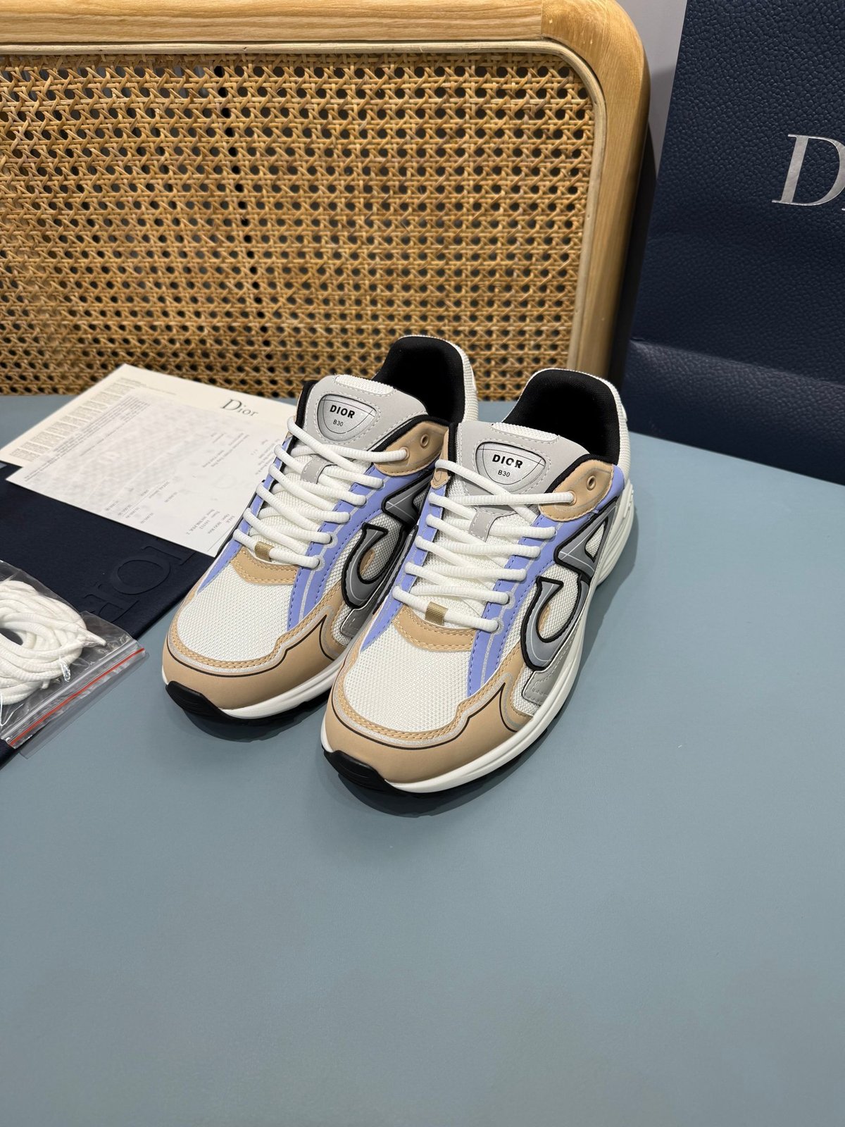 Sneakers B30 'Beige et Lavande' — vue 15
