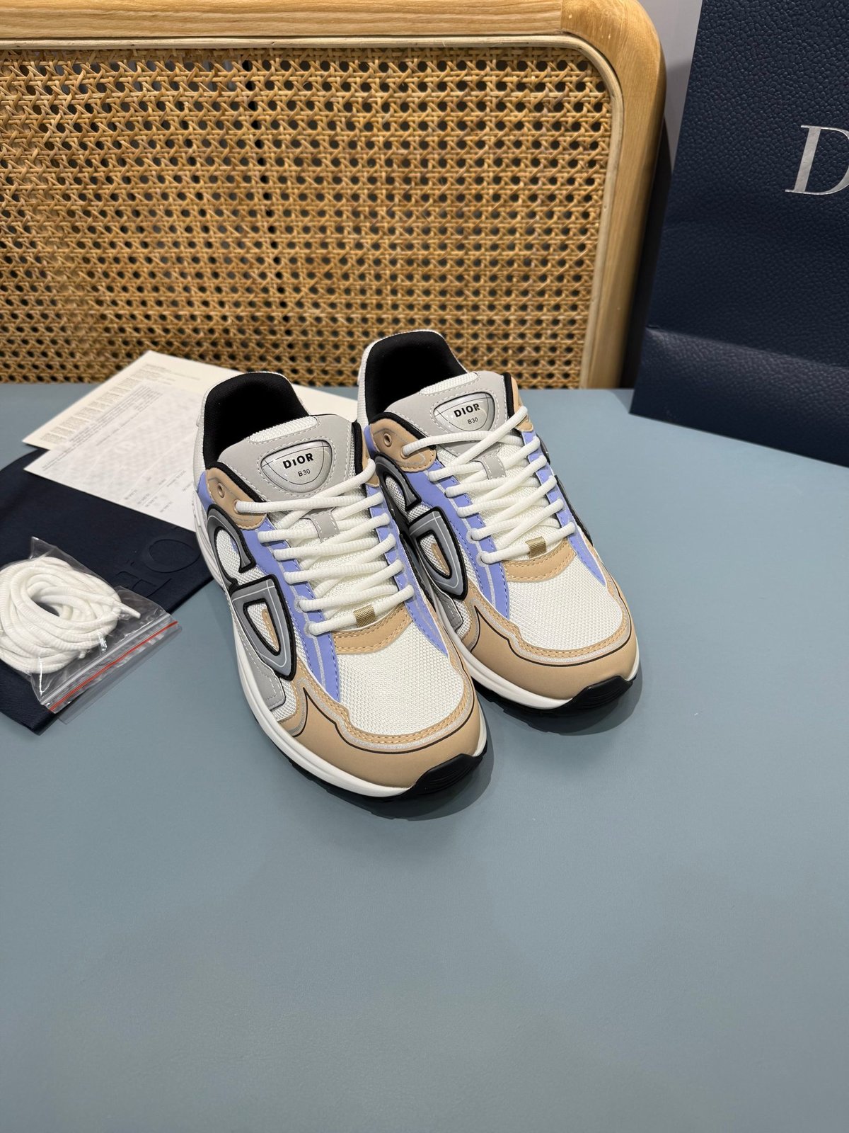 Sneakers B30 'Beige et Lavande' — vue 16