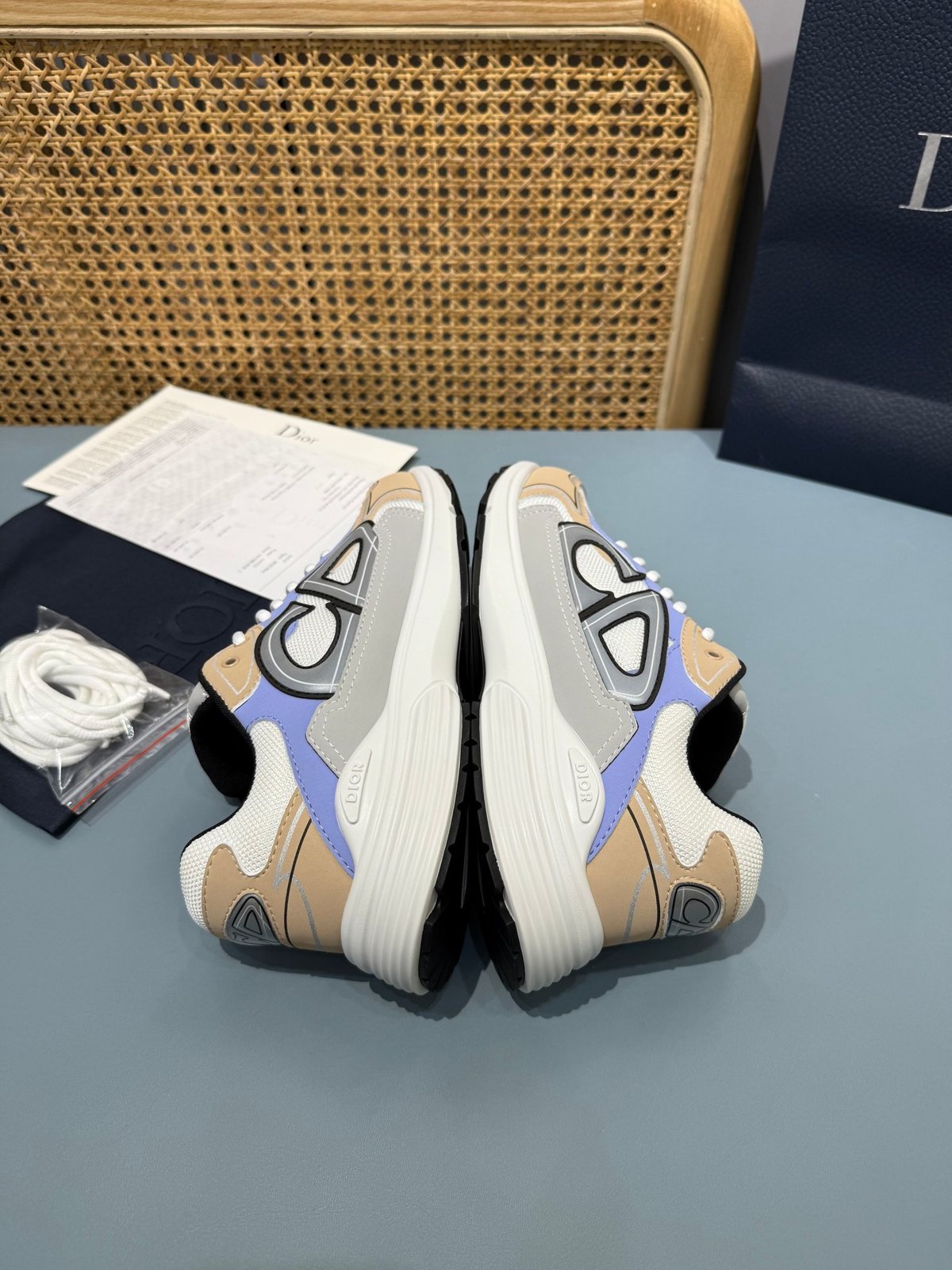 Sneakers B30 'Beige et Lavande' — vue 19