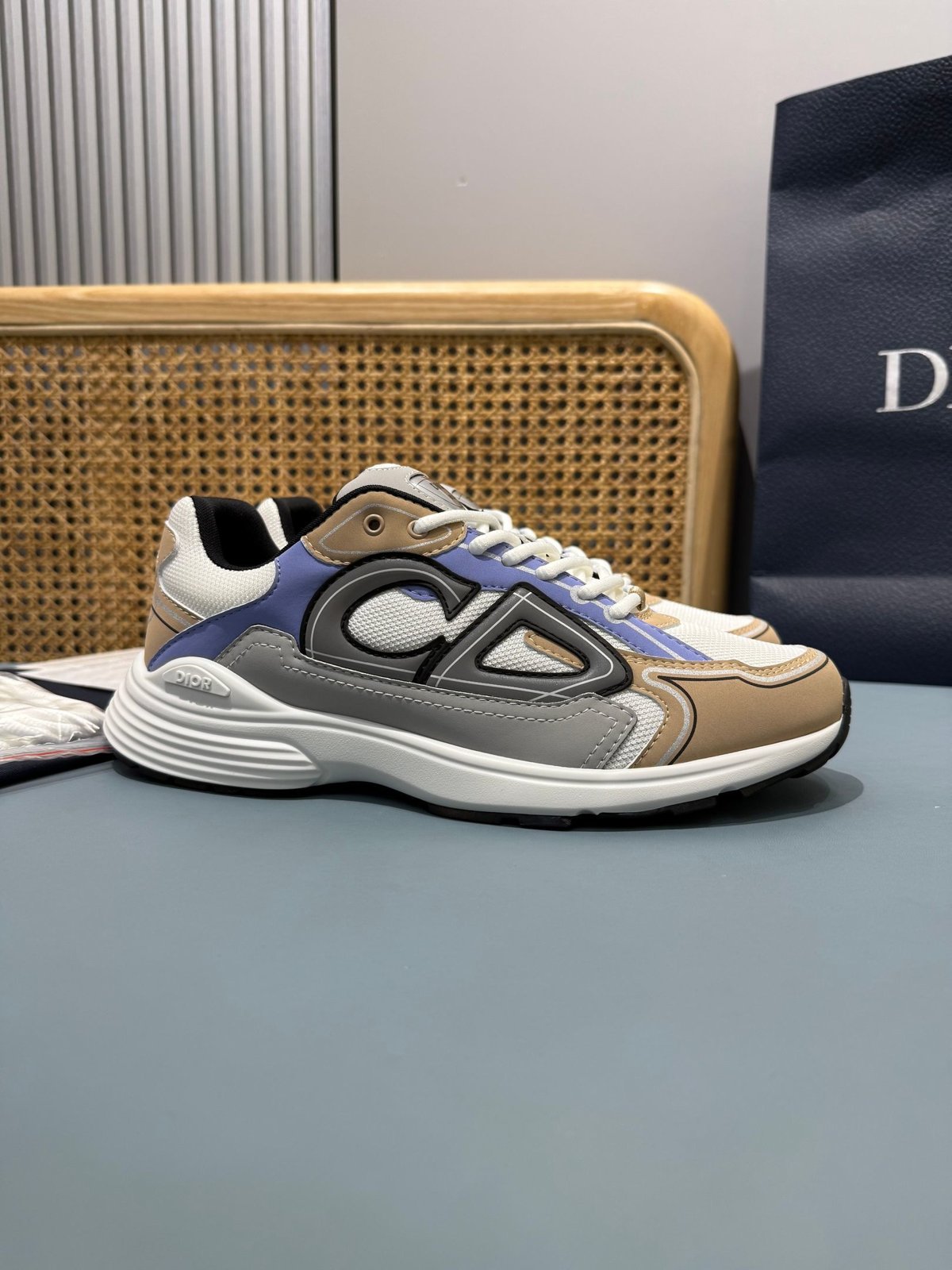 Sneakers B30 'Beige et Lavande' — vue 21