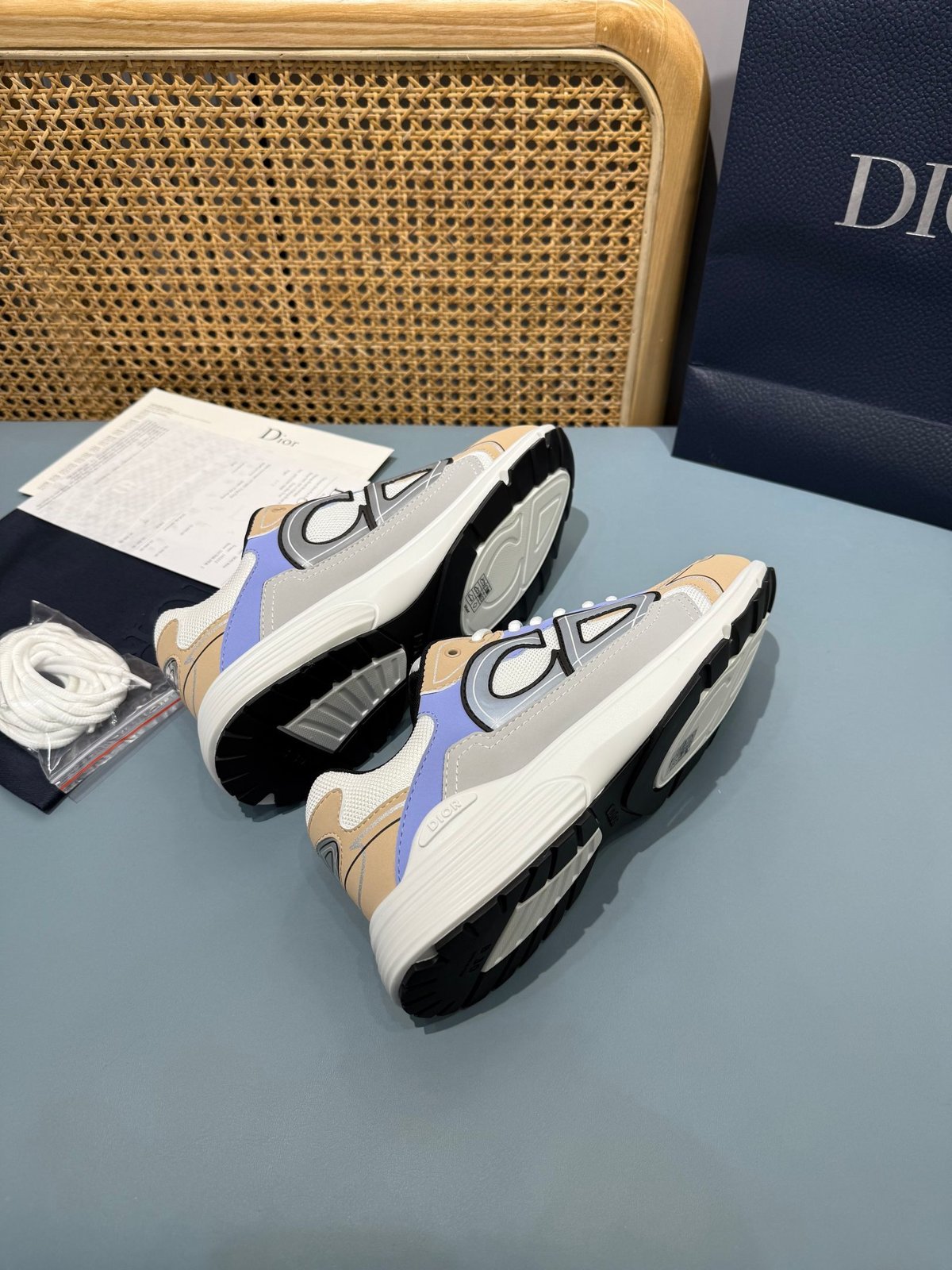 Sneakers B30 'Beige et Lavande' — vue 22