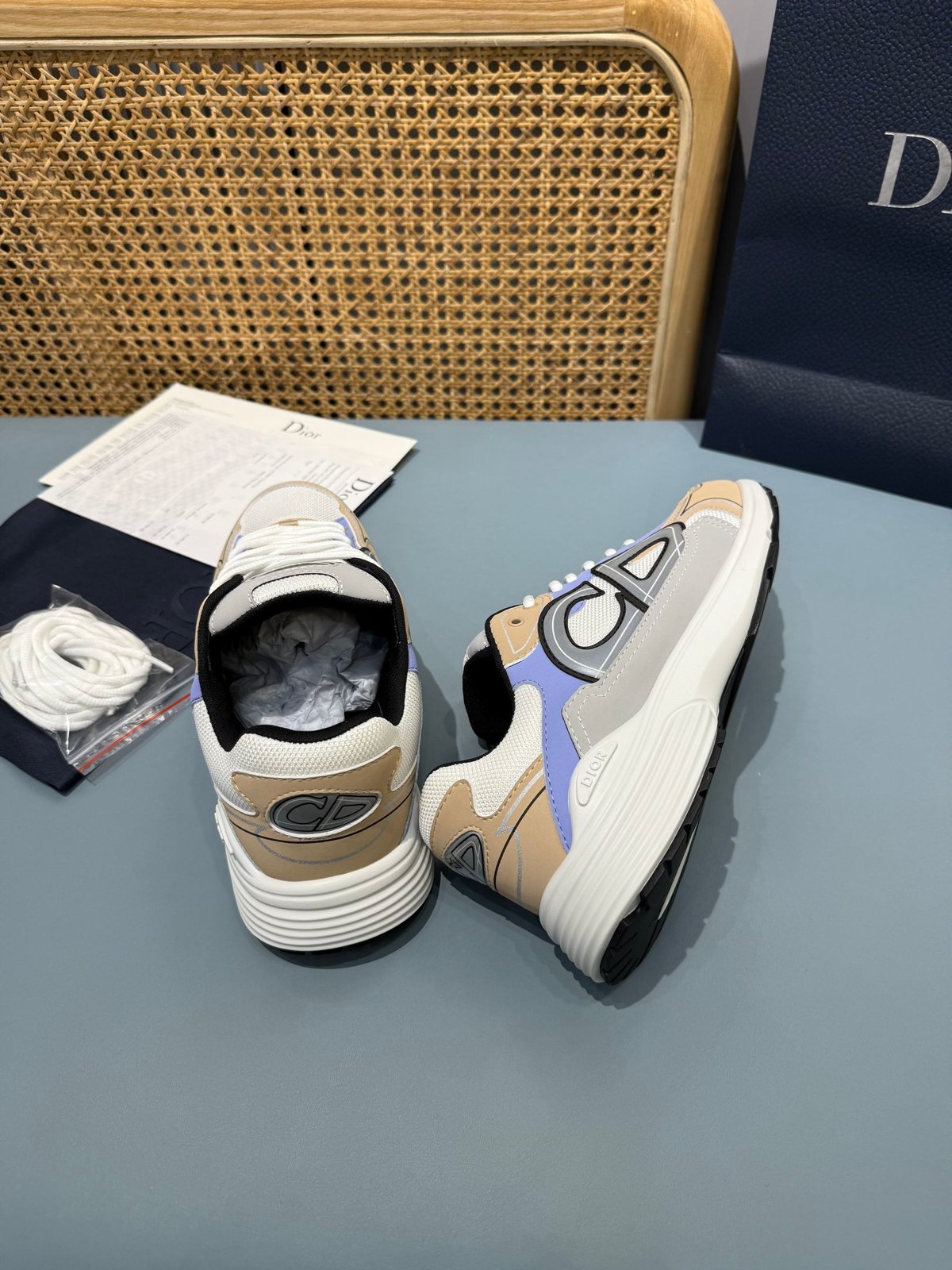 Sneakers B30 'Beige et Lavande' — vue 23
