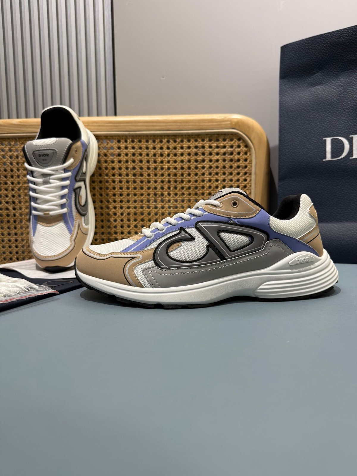 Sneakers B30 'Beige et Lavande' — vue 24