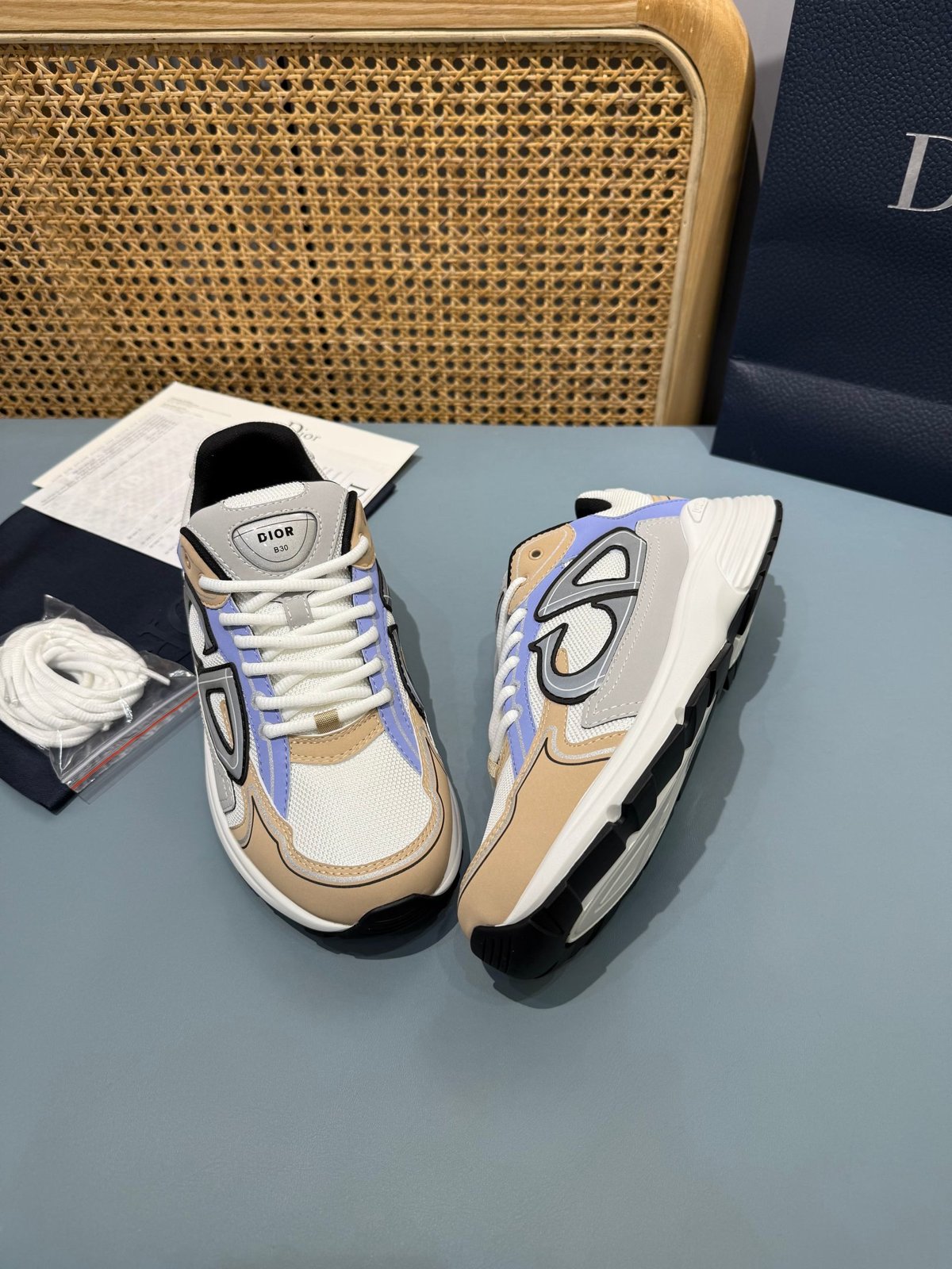 Sneakers B30 'Beige et Lavande' — vue 25