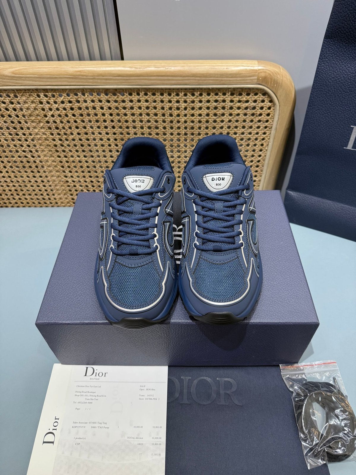 Sneakers B30 'Bleu Marine Intégral' — vue 2