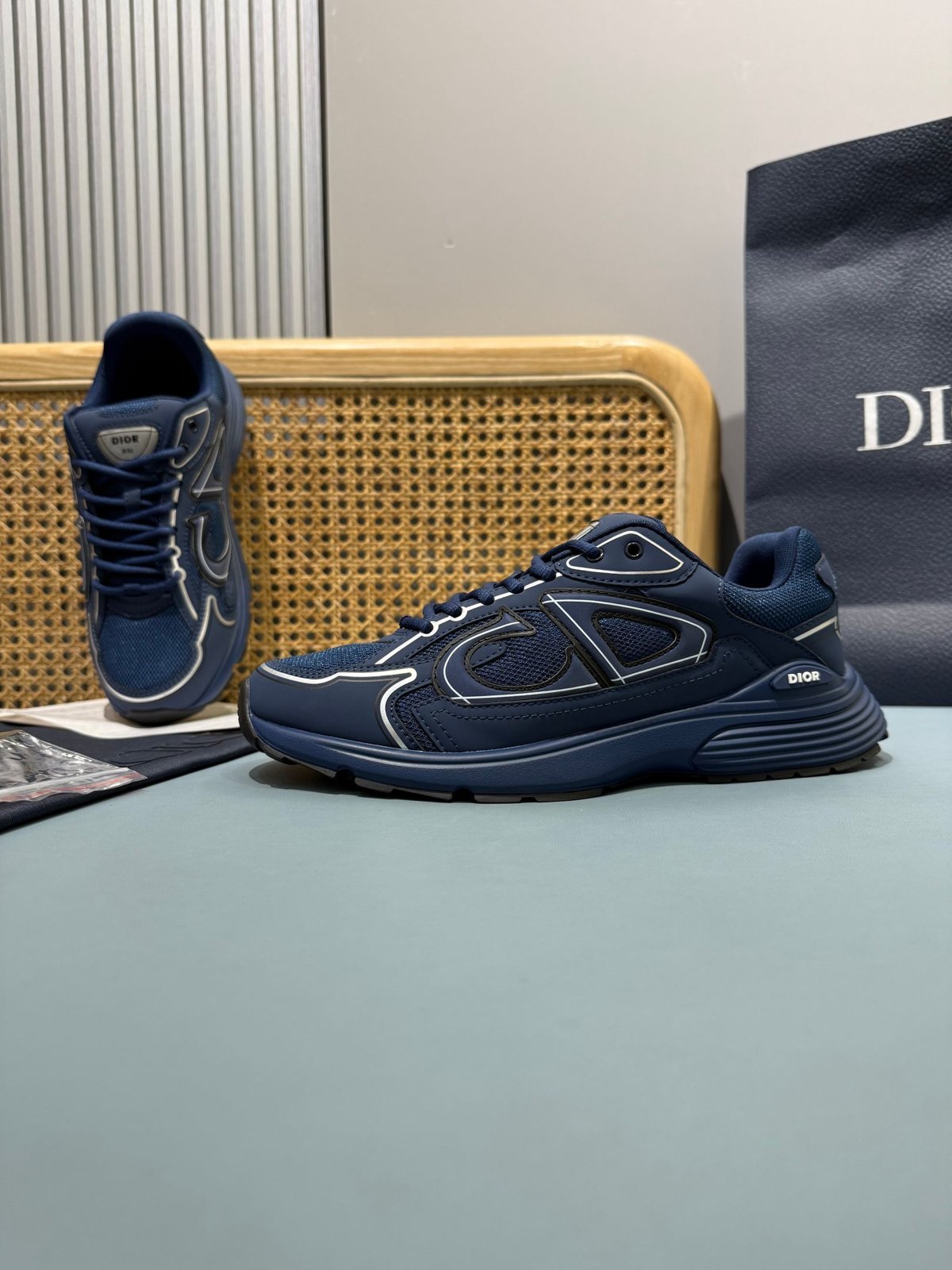 Sneakers B30 'Bleu Marine Intégral' — vue 24