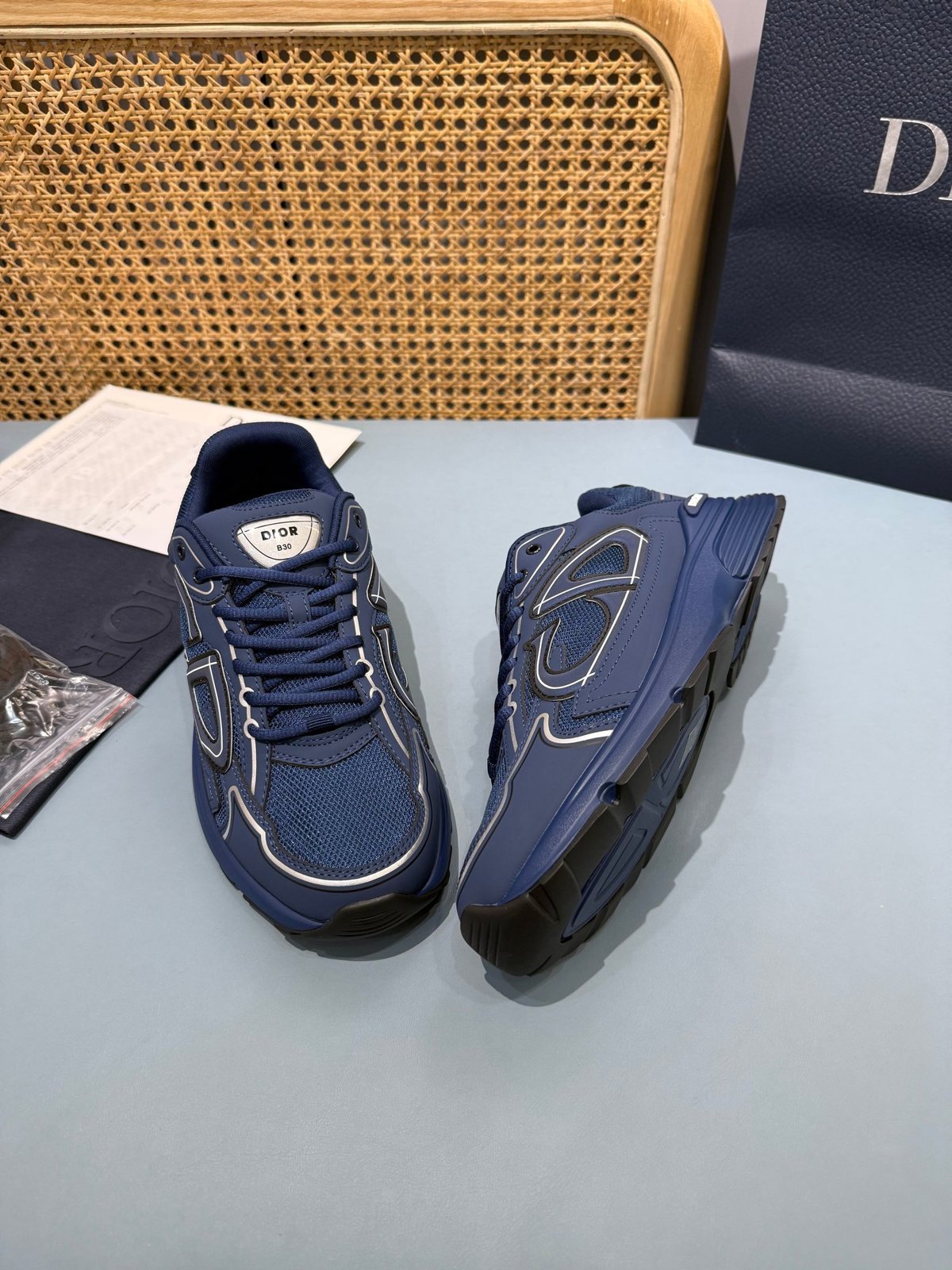 Sneakers B30 'Bleu Marine Intégral' — vue 25
