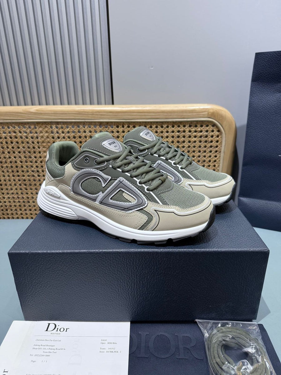 Sneakers B30 'Kaki et Blanc'