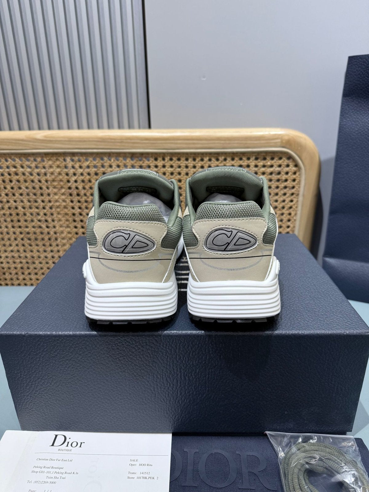 Sneakers B30 'Kaki et Blanc' — vue 4