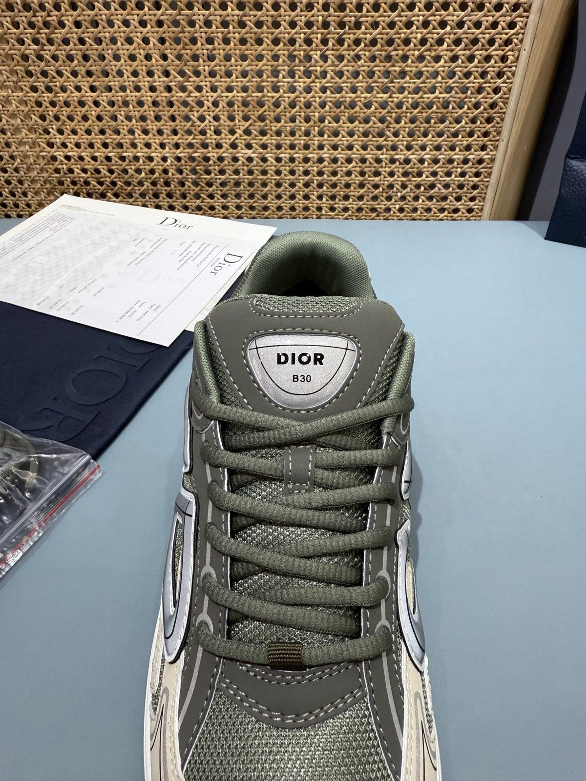 Sneakers B30 'Kaki et Blanc' — vue 7