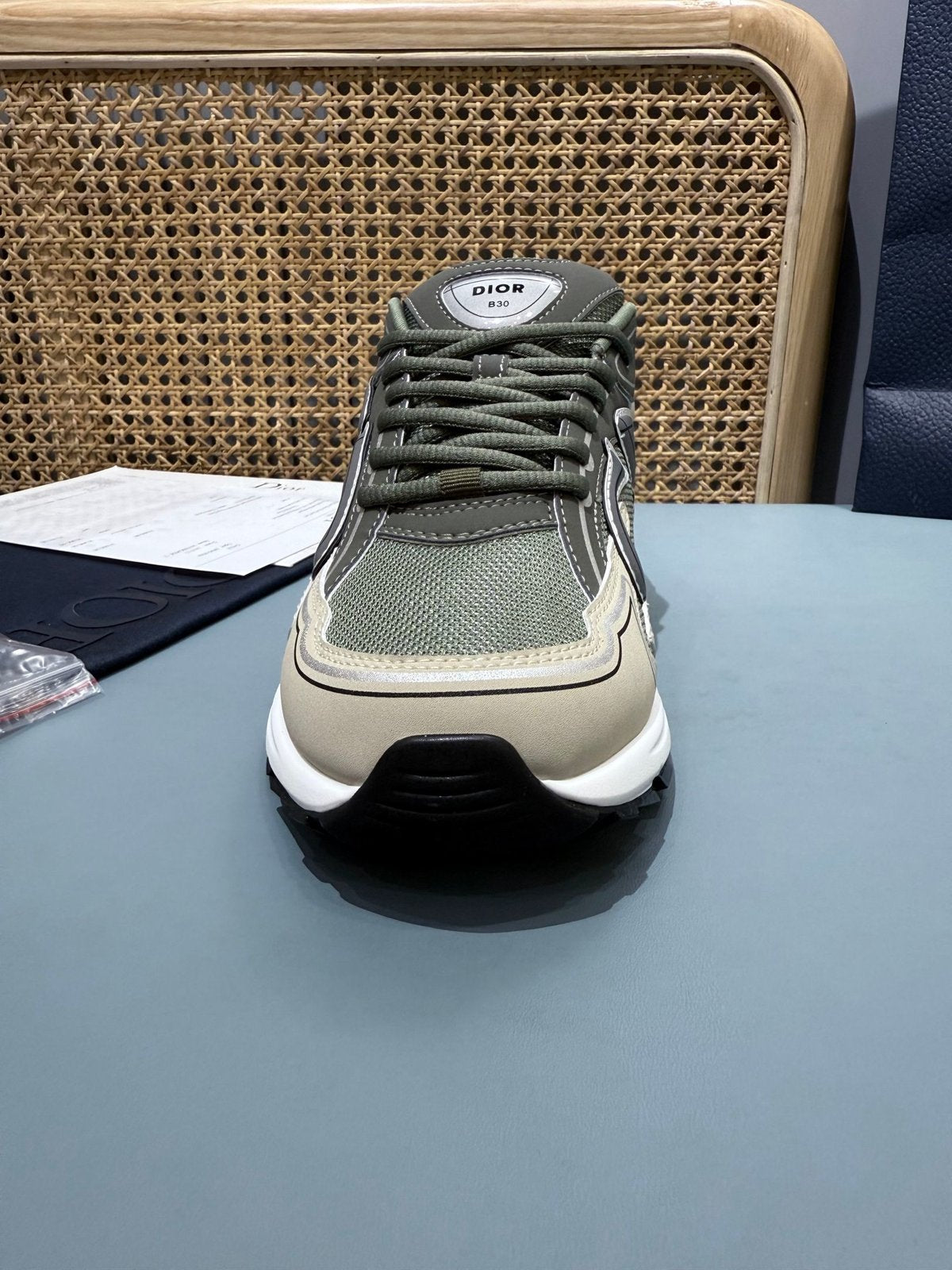 Sneakers B30 'Kaki et Blanc' — vue 8