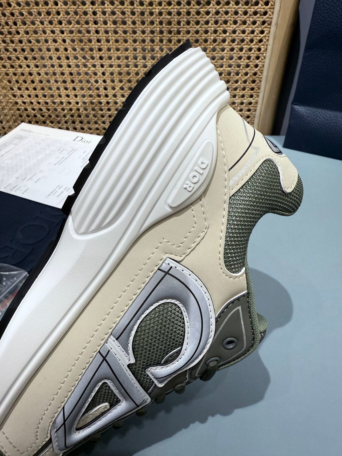 Sneakers B30 'Kaki et Blanc' — vue 11