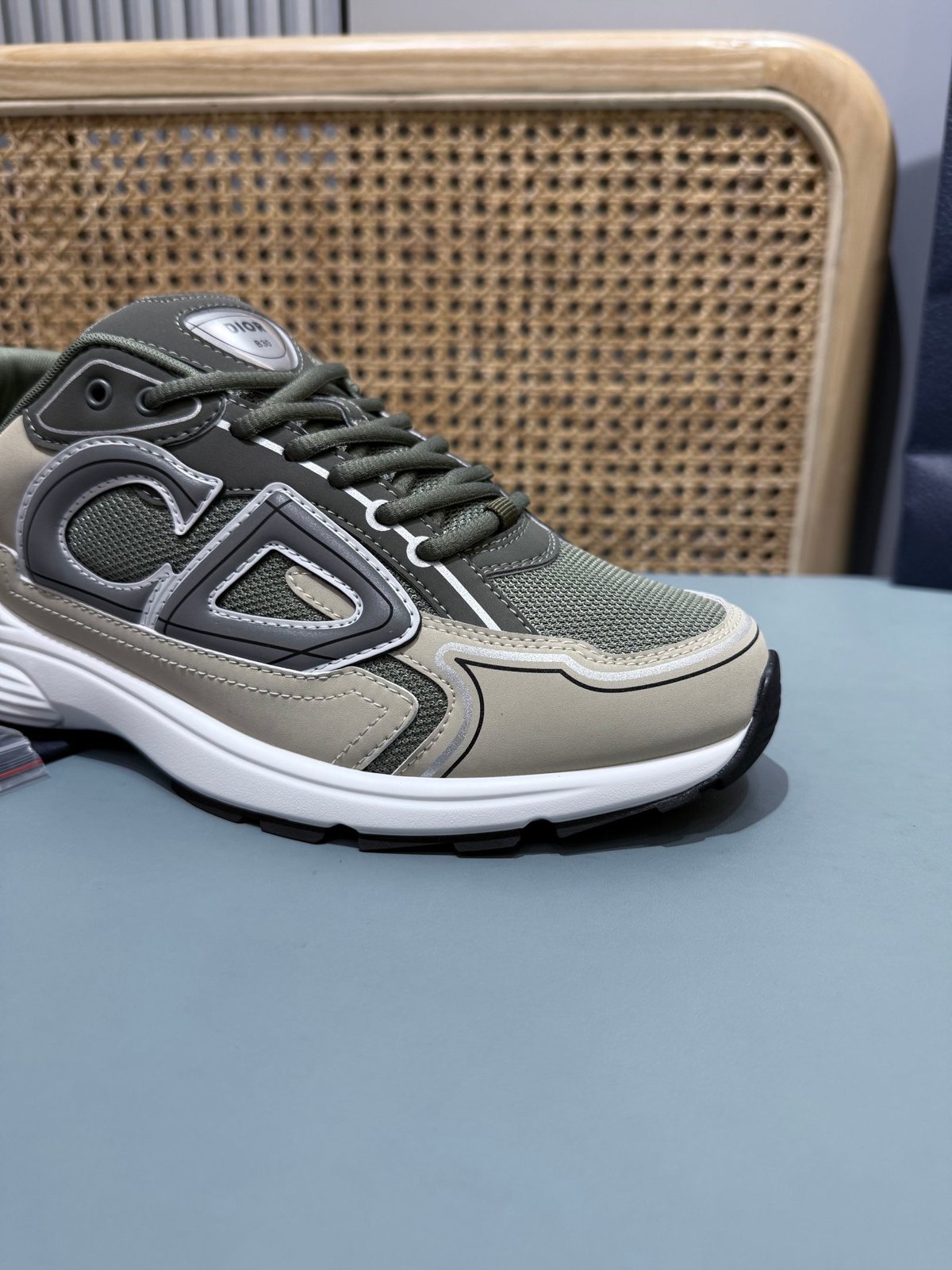 Sneakers B30 'Kaki et Blanc' — vue 12