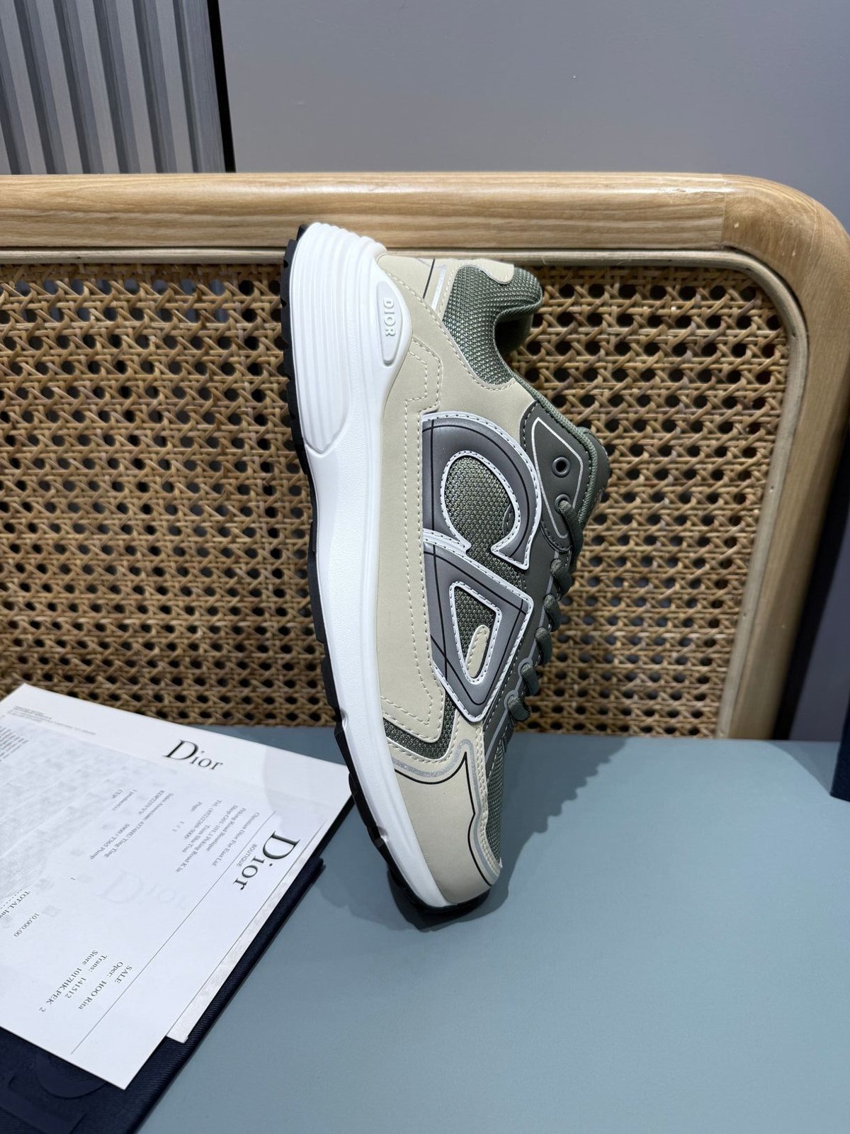 Sneakers B30 'Kaki et Blanc' — vue 13