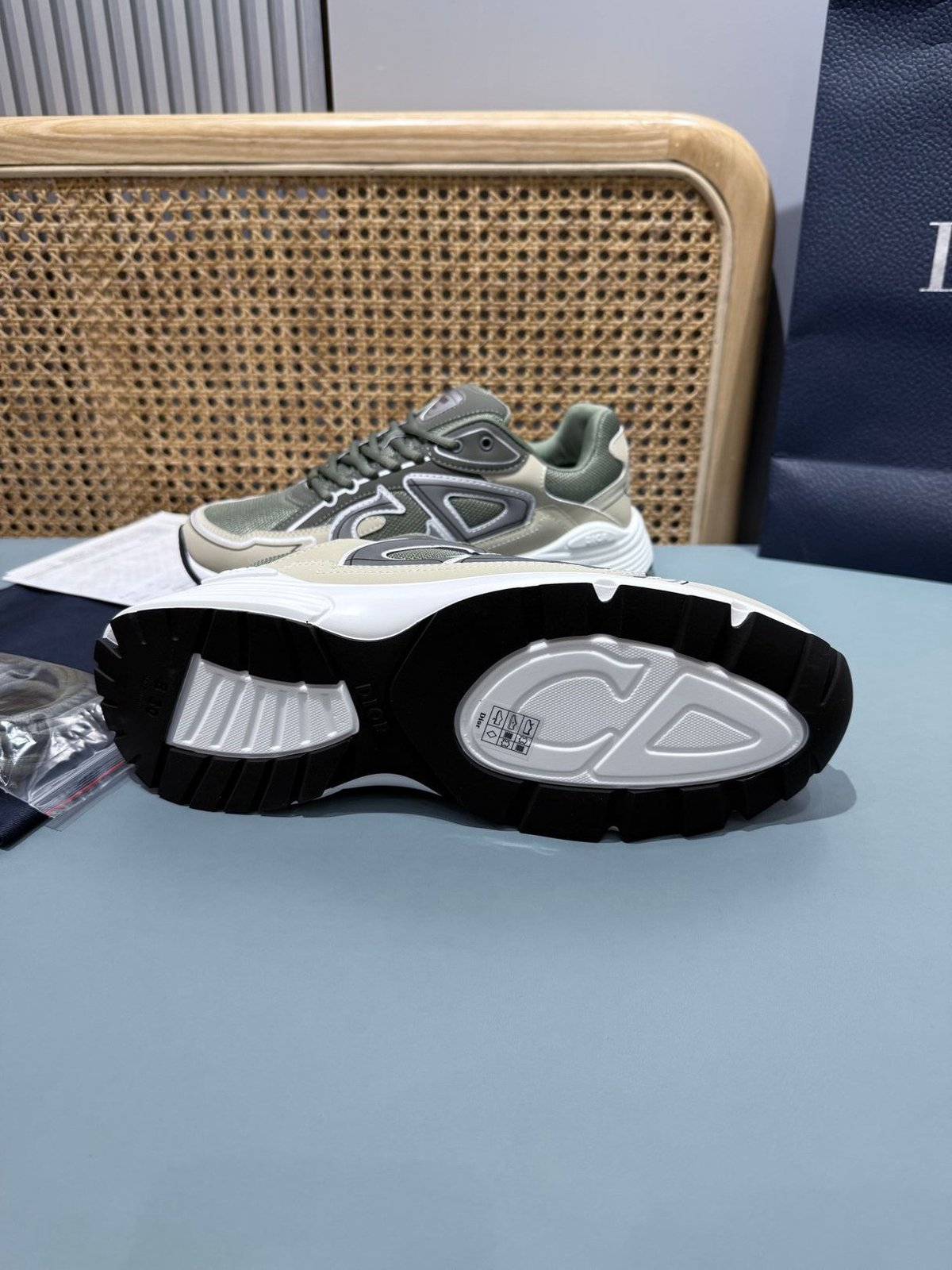 Sneakers B30 'Kaki et Blanc' — vue 18
