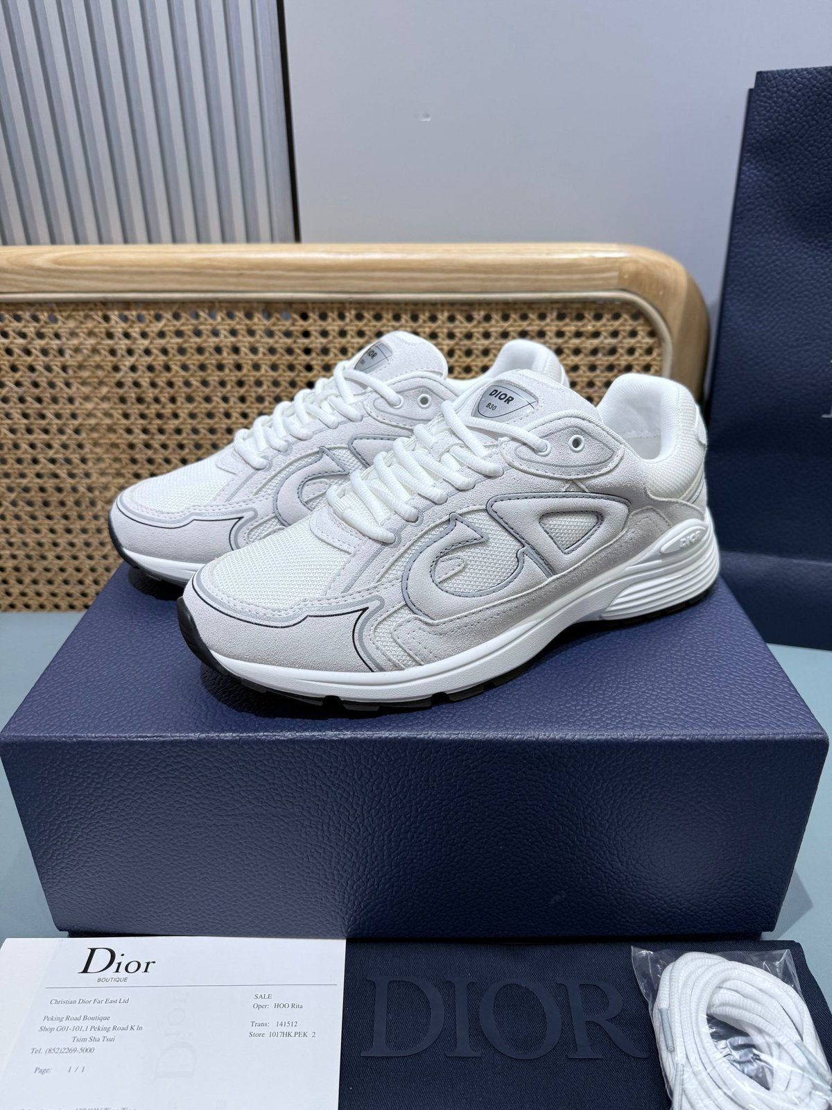 Sneakers B30 'Blanc' — vue 3