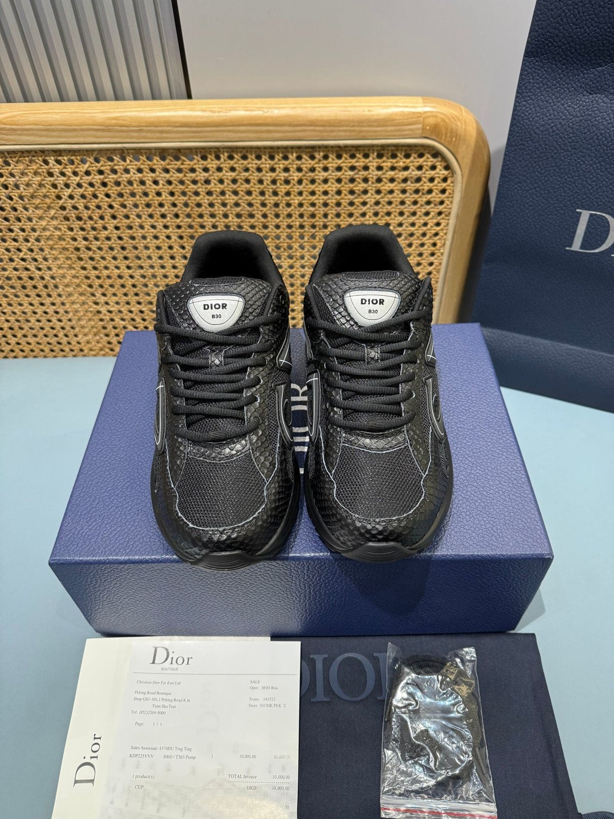 Sneakers B30 'Noir Mat' — vue 2