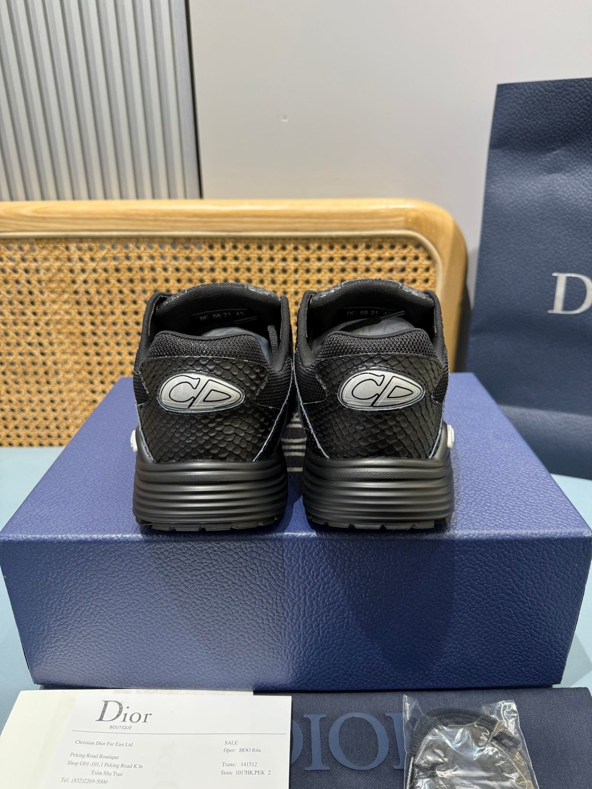 Sneakers B30 'Noir Mat' — vue 4