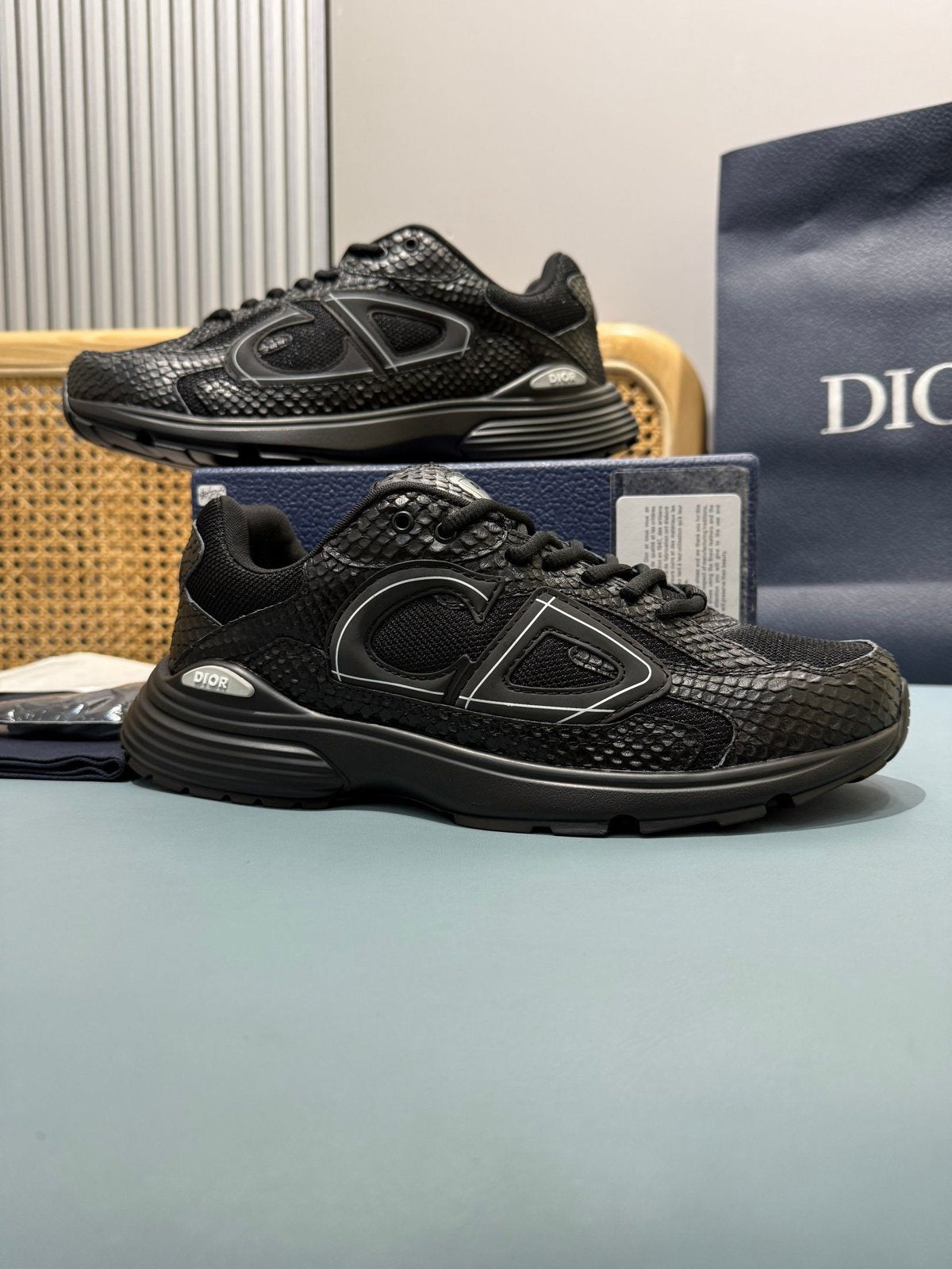 Sneakers B30 'Noir Mat' — vue 5