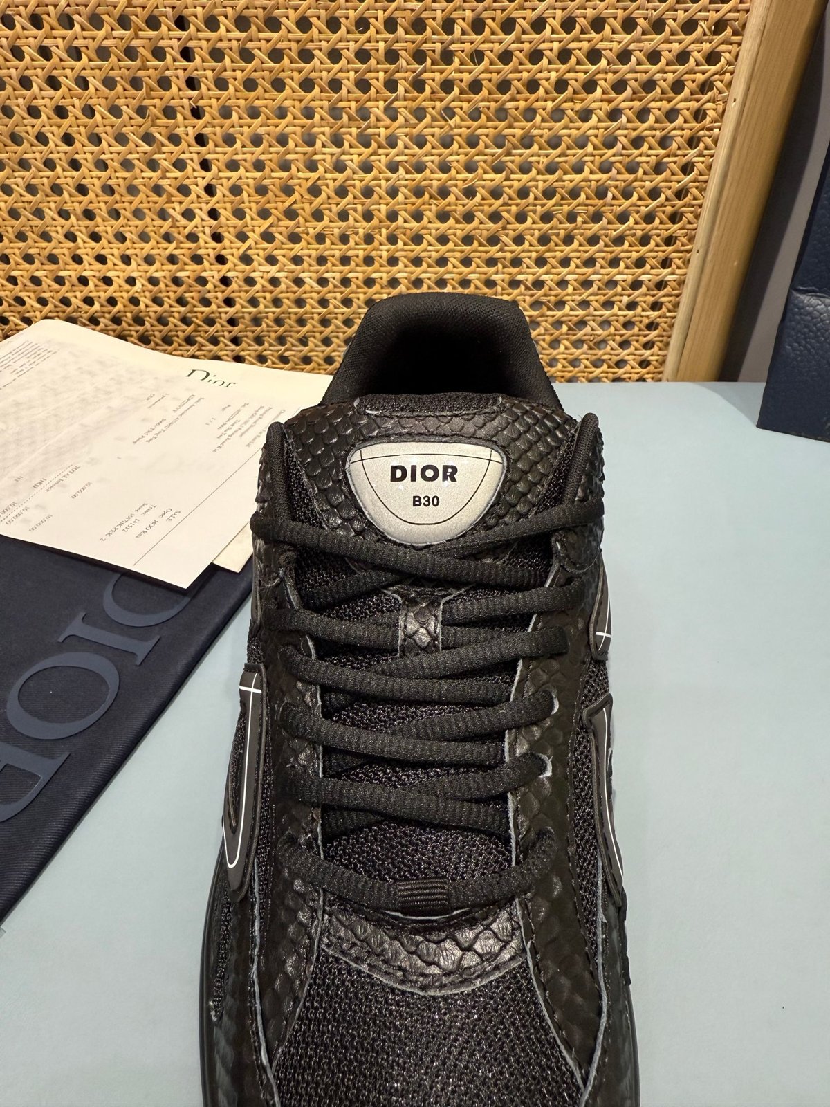 Sneakers B30 'Noir Mat' — vue 8