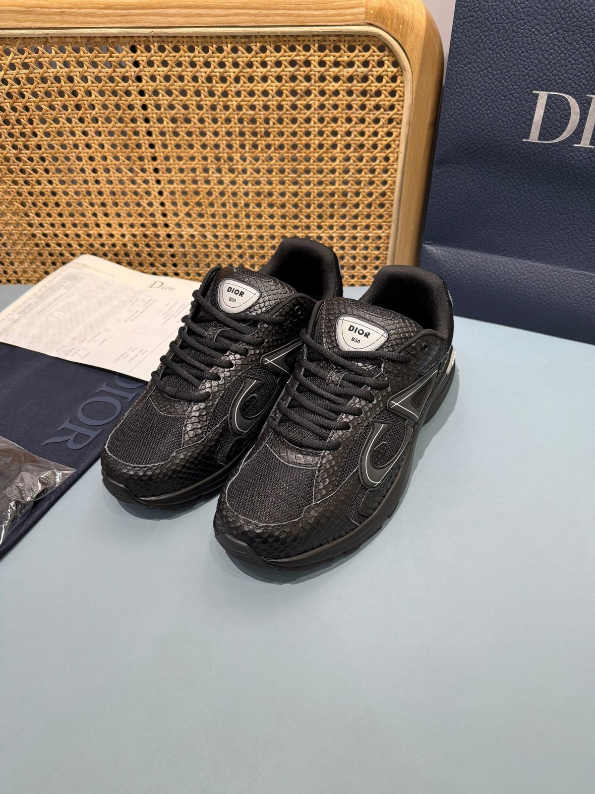 Sneakers B30 'Noir Mat' — vue 16