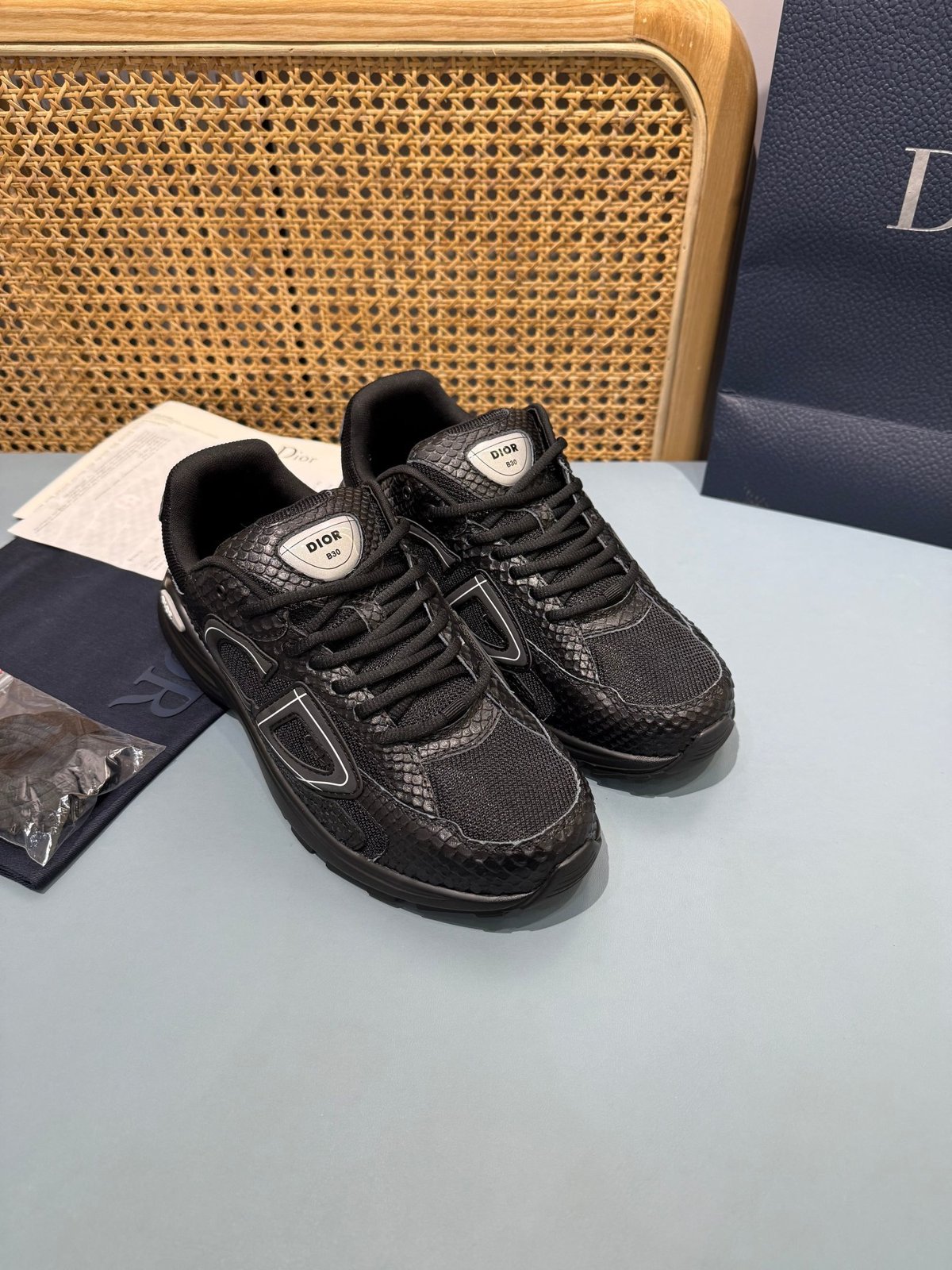 Sneakers B30 'Noir Mat' — vue 17