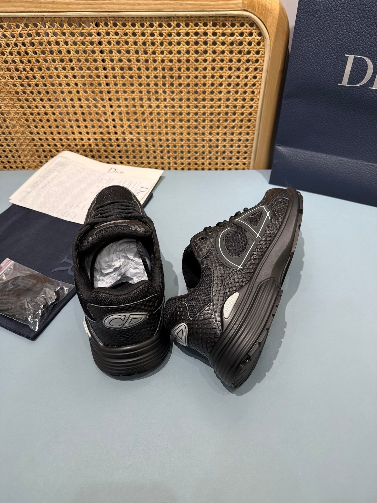 Sneakers B30 'Noir Mat' — vue 24
