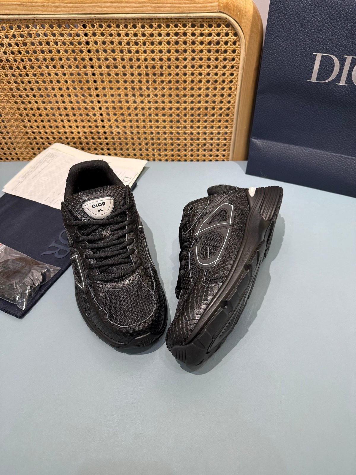 Sneakers B30 'Noir Mat' — vue 26