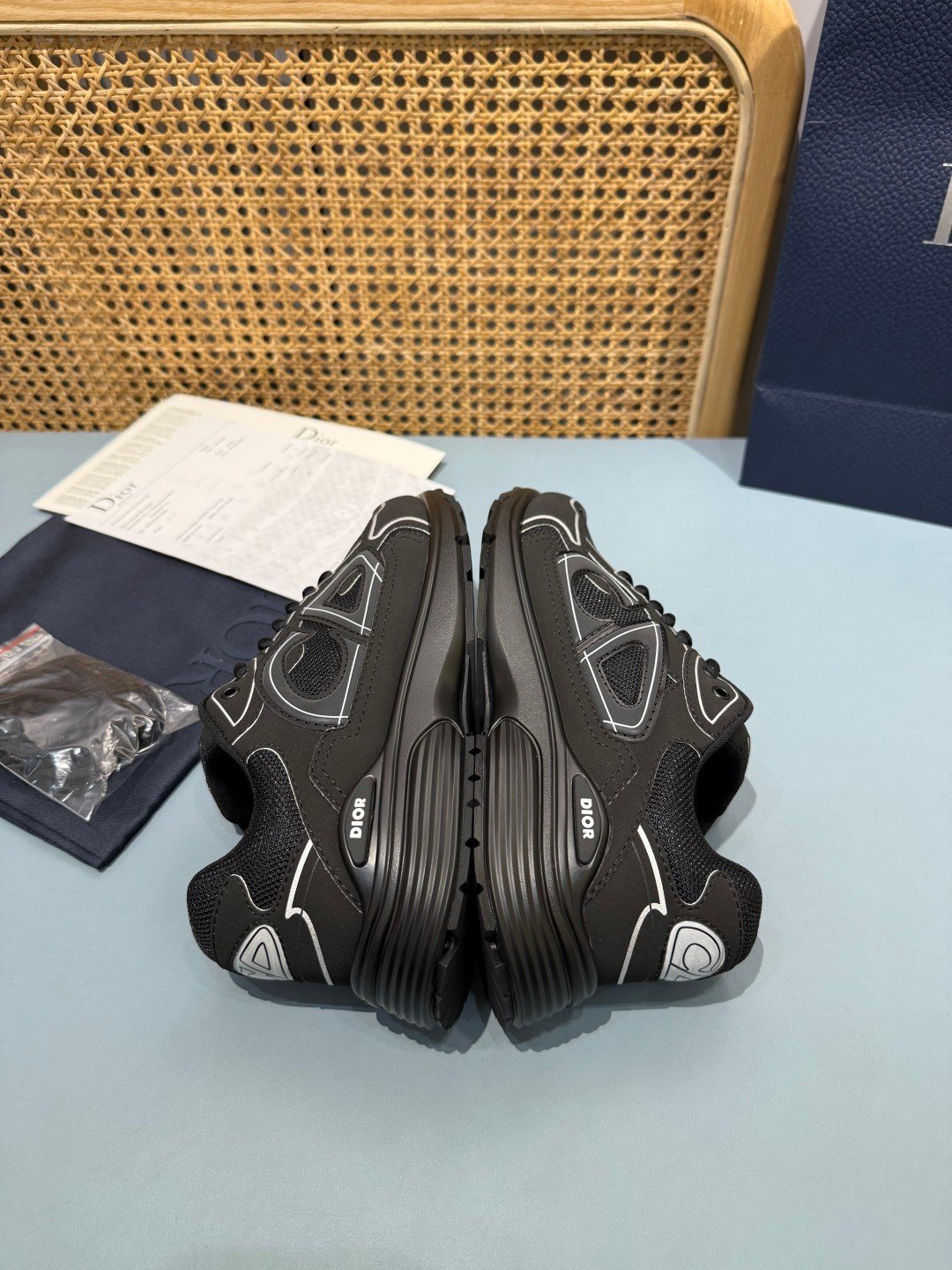 Sneakers B30 'Noir Liseré Blanc' — vue 19