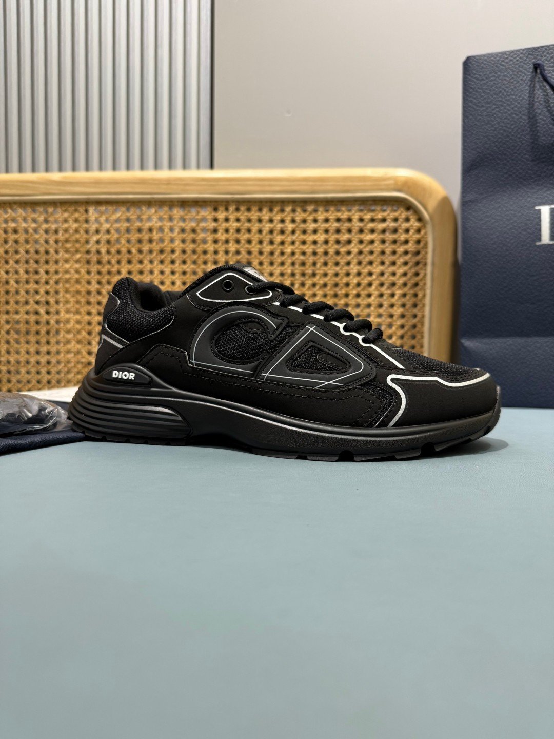 Sneakers B30 'Noir Liseré Blanc' — vue 21