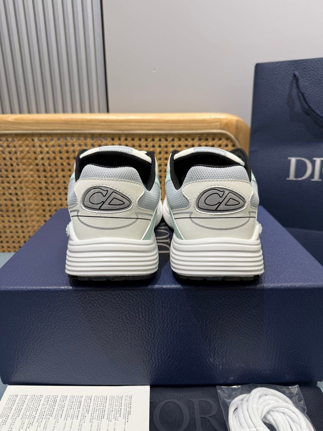 Sneakers B30 'Blanc et Vert Menthe' — vue 4