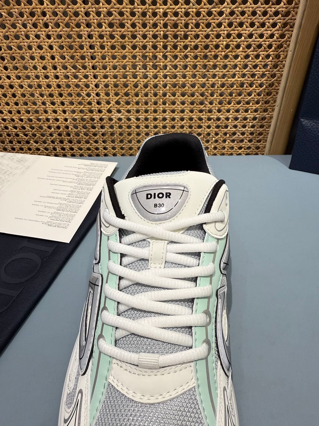 Sneakers B30 'Blanc et Vert Menthe' — vue 7