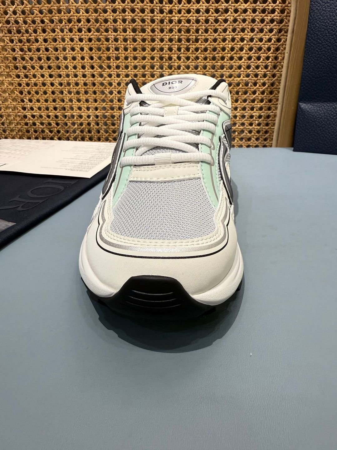 Sneakers B30 'Blanc et Vert Menthe' — vue 8