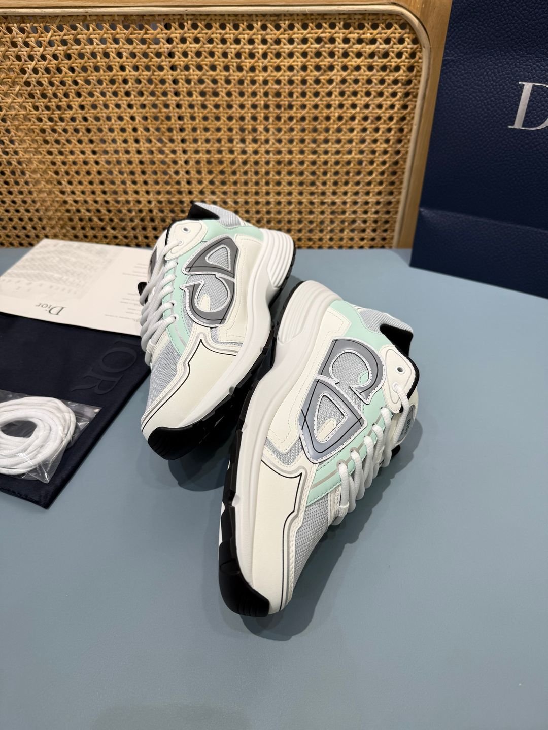 Sneakers B30 'Blanc et Vert Menthe' — vue 14