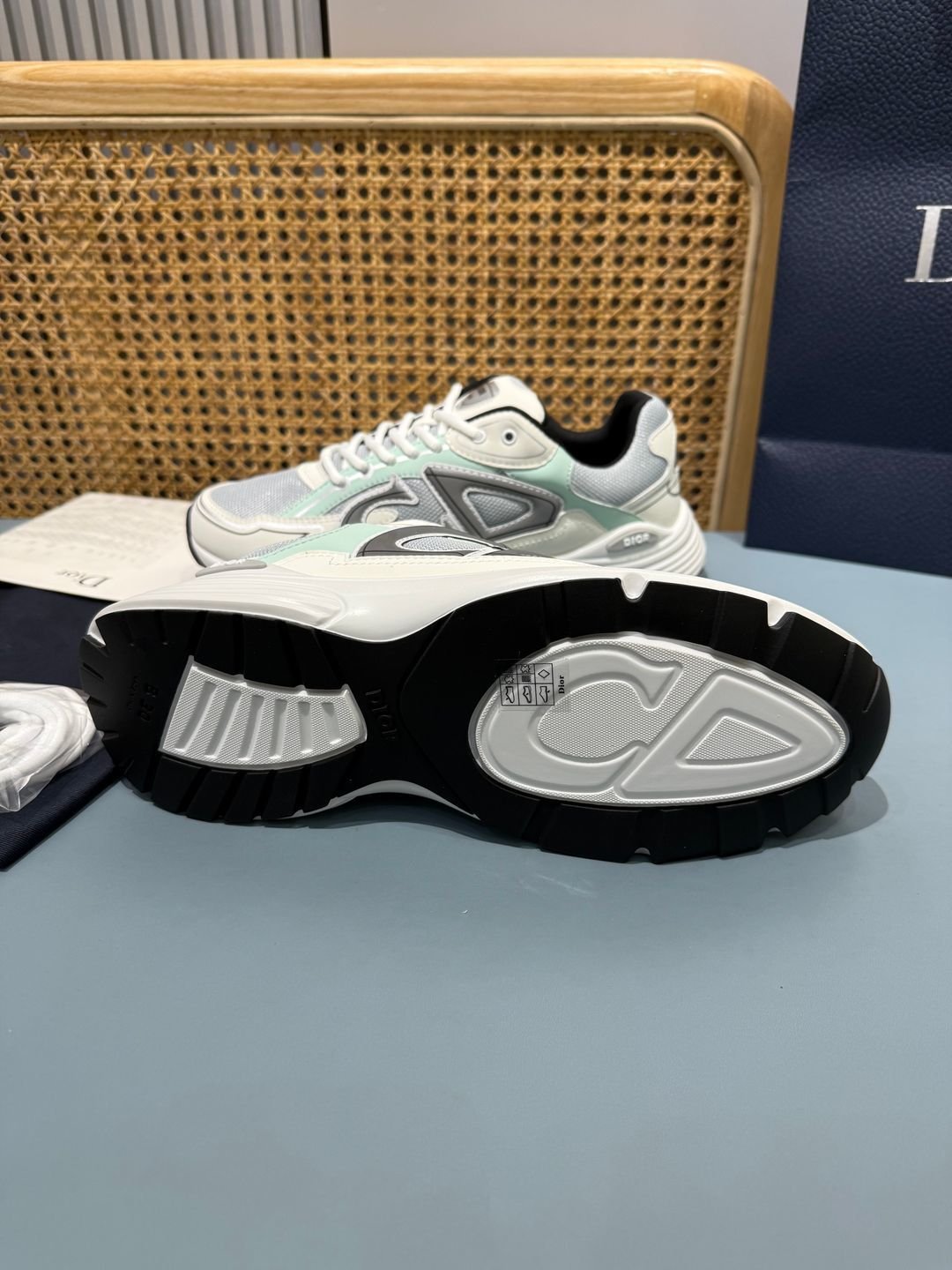 Sneakers B30 'Blanc et Vert Menthe' — vue 18