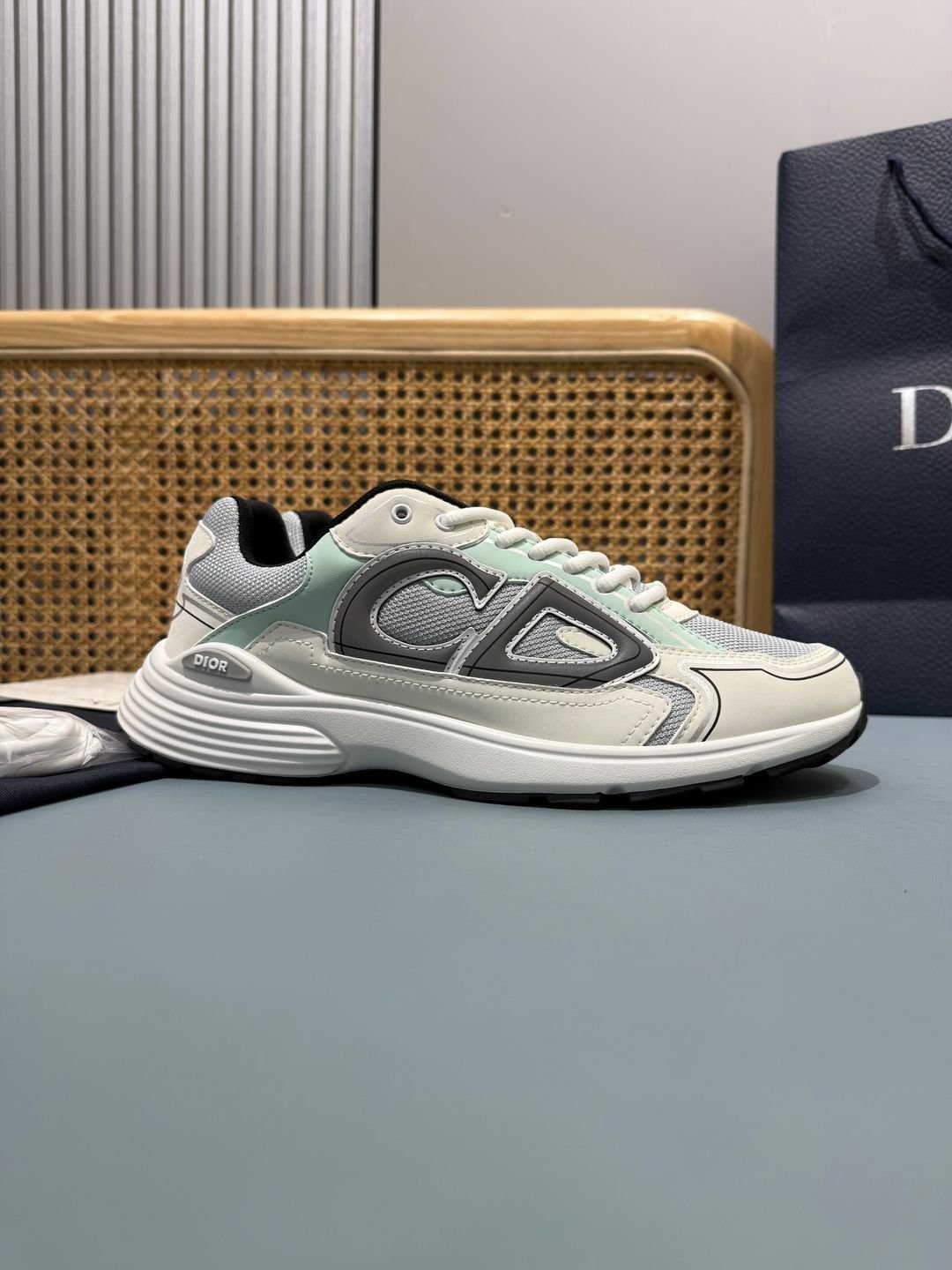 Sneakers B30 'Blanc et Vert Menthe' — vue 21
