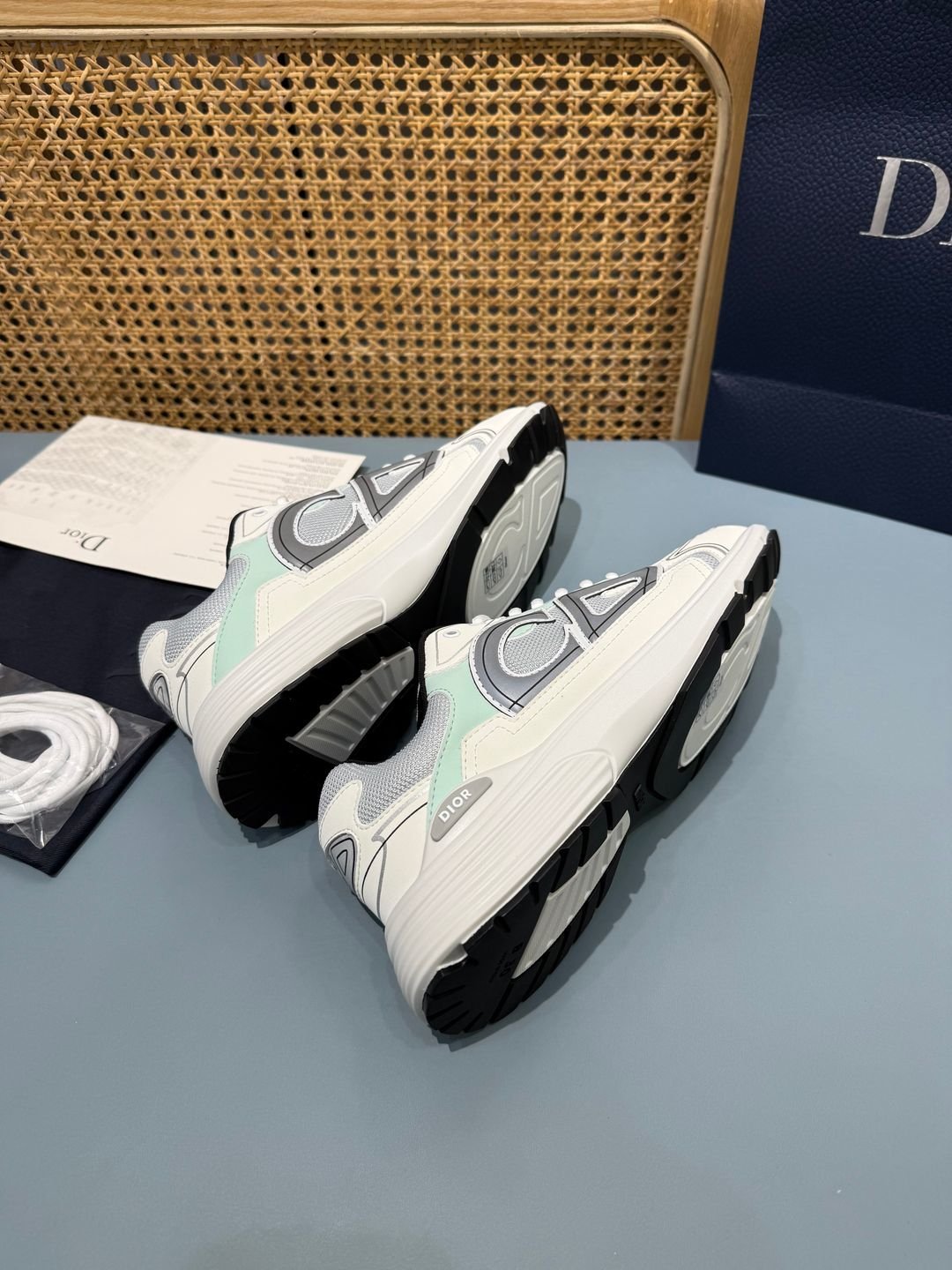 Sneakers B30 'Blanc et Vert Menthe' — vue 22
