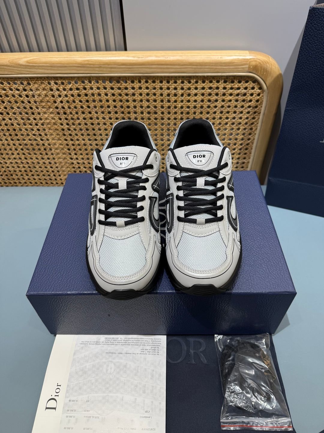 Sneakers B30 'Gris Clair et Noir' — vue 2