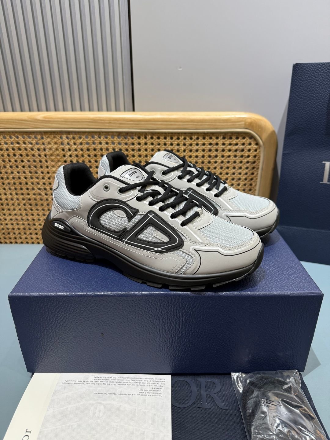Sneakers B30 'Gris Clair et Noir' — vue 3
