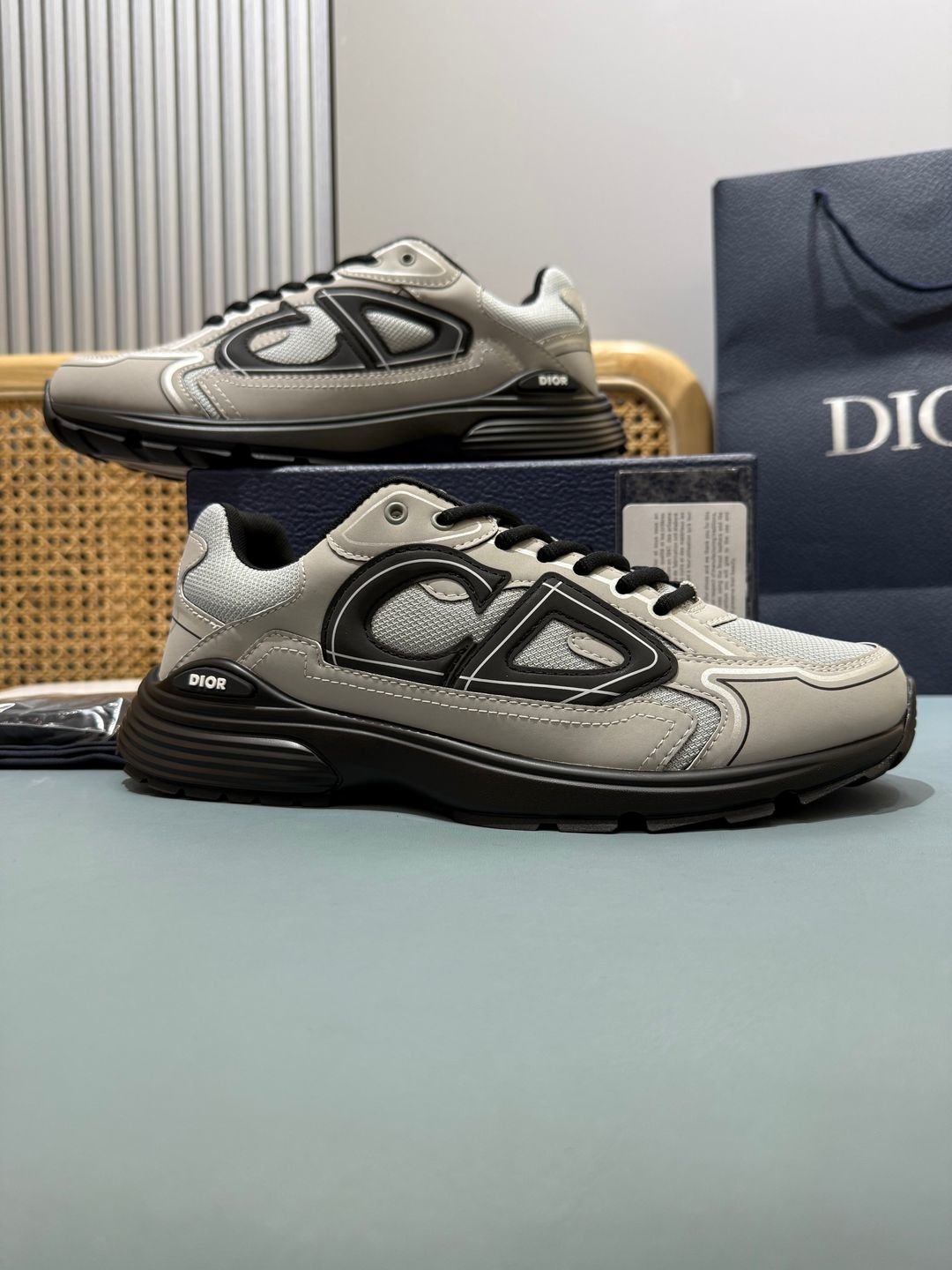 Sneakers B30 'Gris Clair et Noir' — vue 5