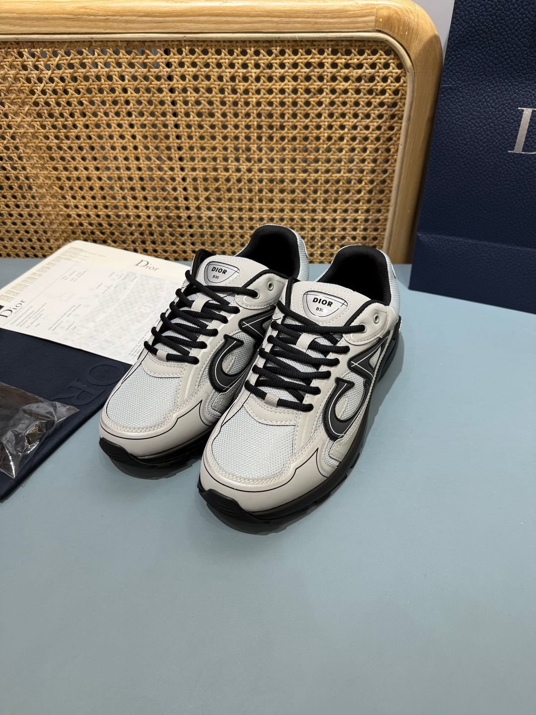 Sneakers B30 'Gris Clair et Noir' — vue 16